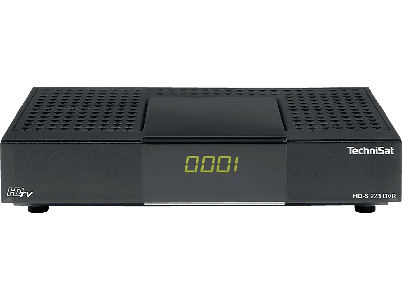 TECHNISAT HD-S 223 DVR HDTV DigitalSat-Receiver (DVB-S, DVB-S2, Schwarz)