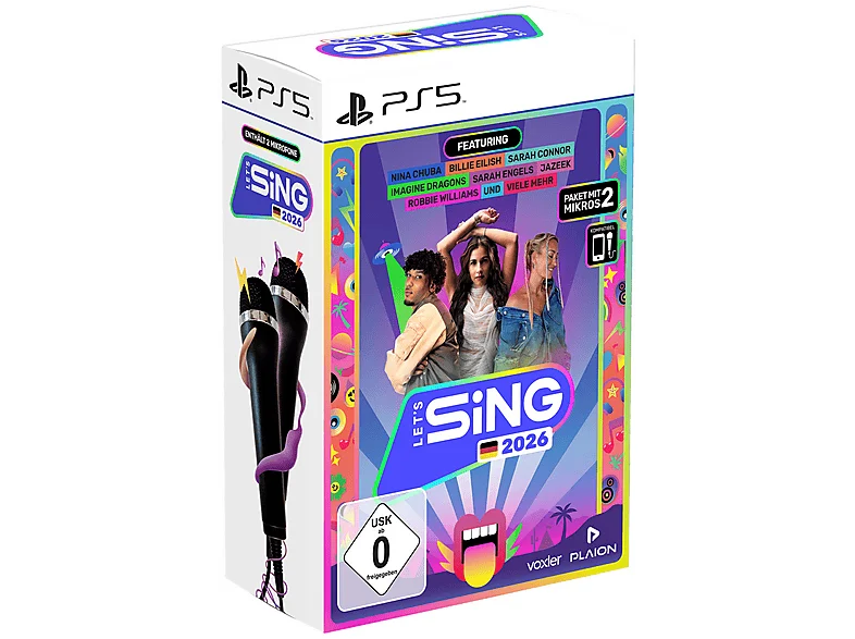 Let's Sing 2026 German Version [+ 2 Mics] - [PlayStation 5]