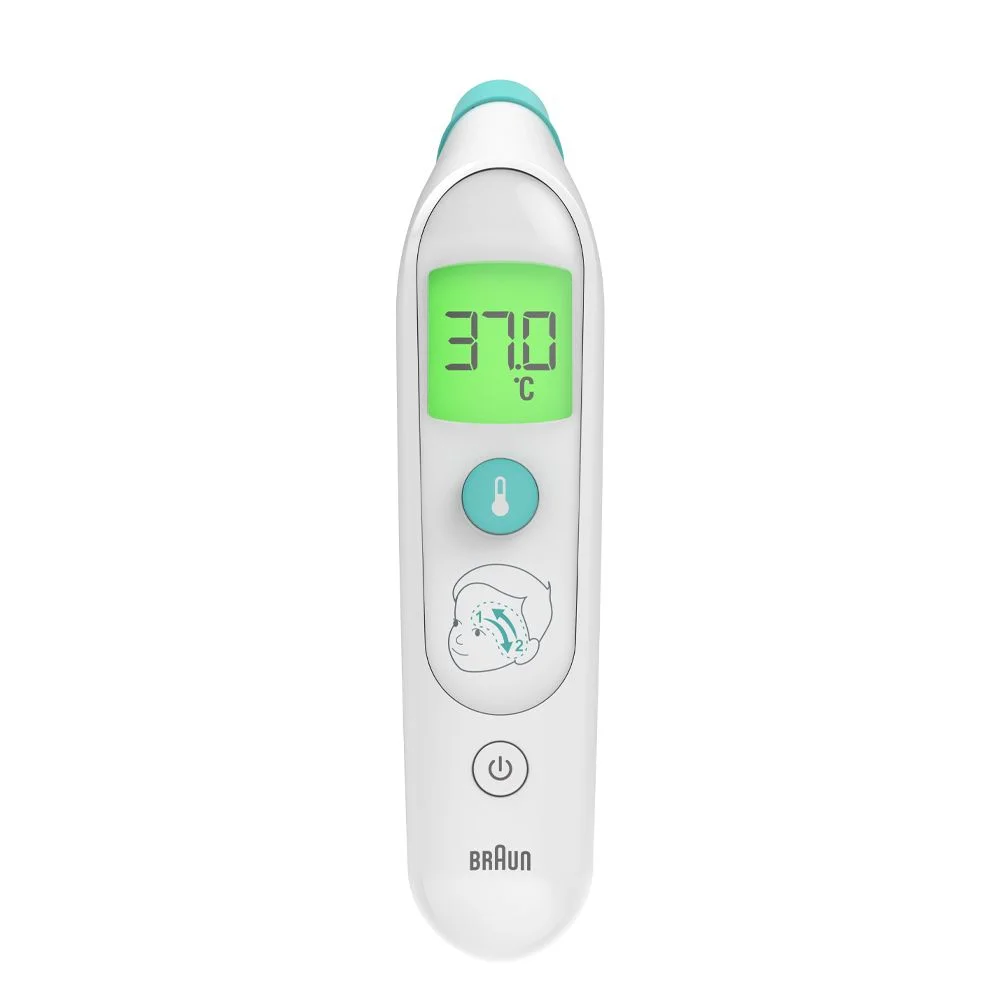 Braun BST200WE Fernabtastthermometer Weiß Stirn Tasten