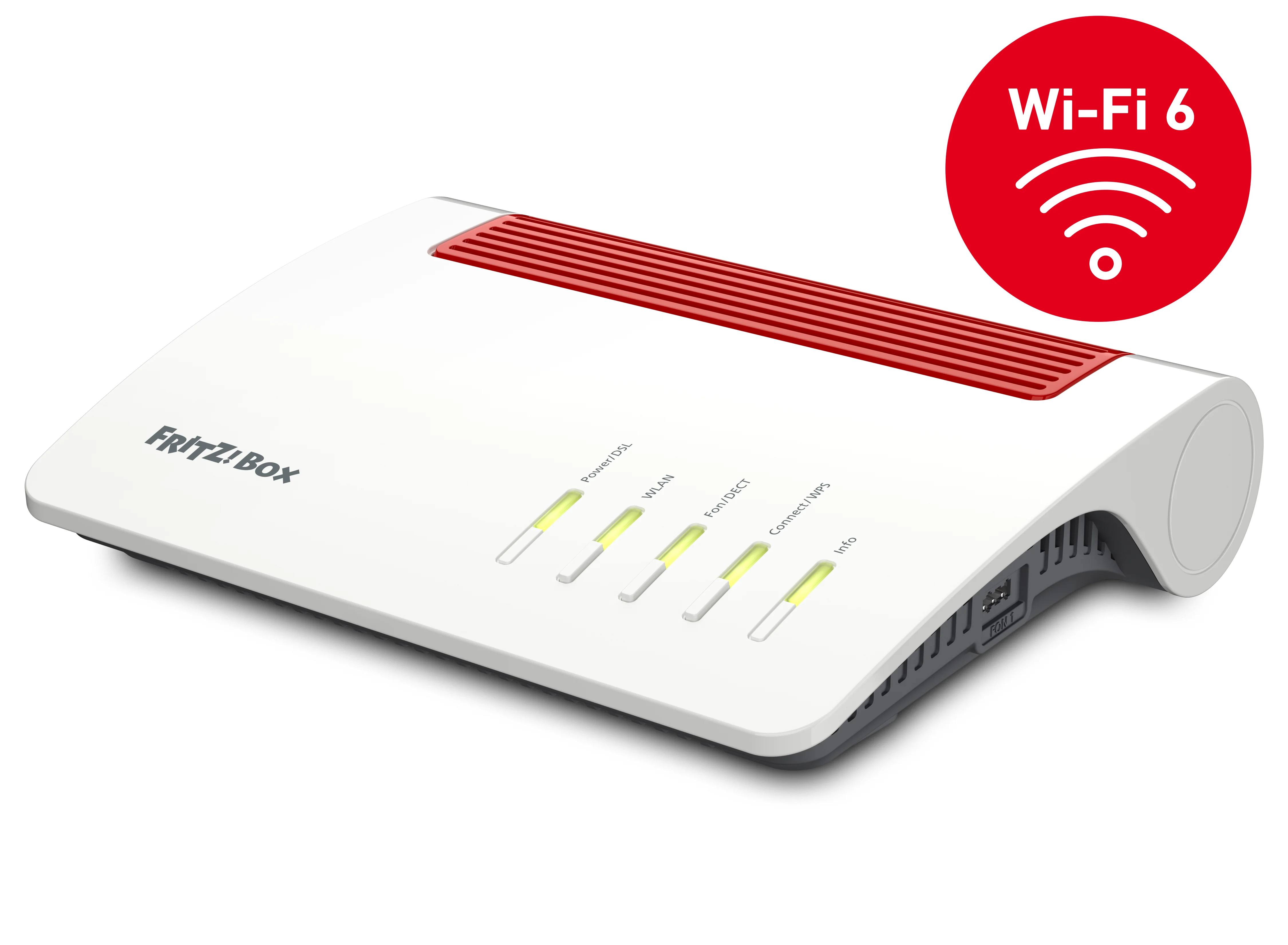 Box 7590 AX WLAN-Router Gigabit Ethernet Dual-Band (2,4 GHz/5 GHz) Weiß