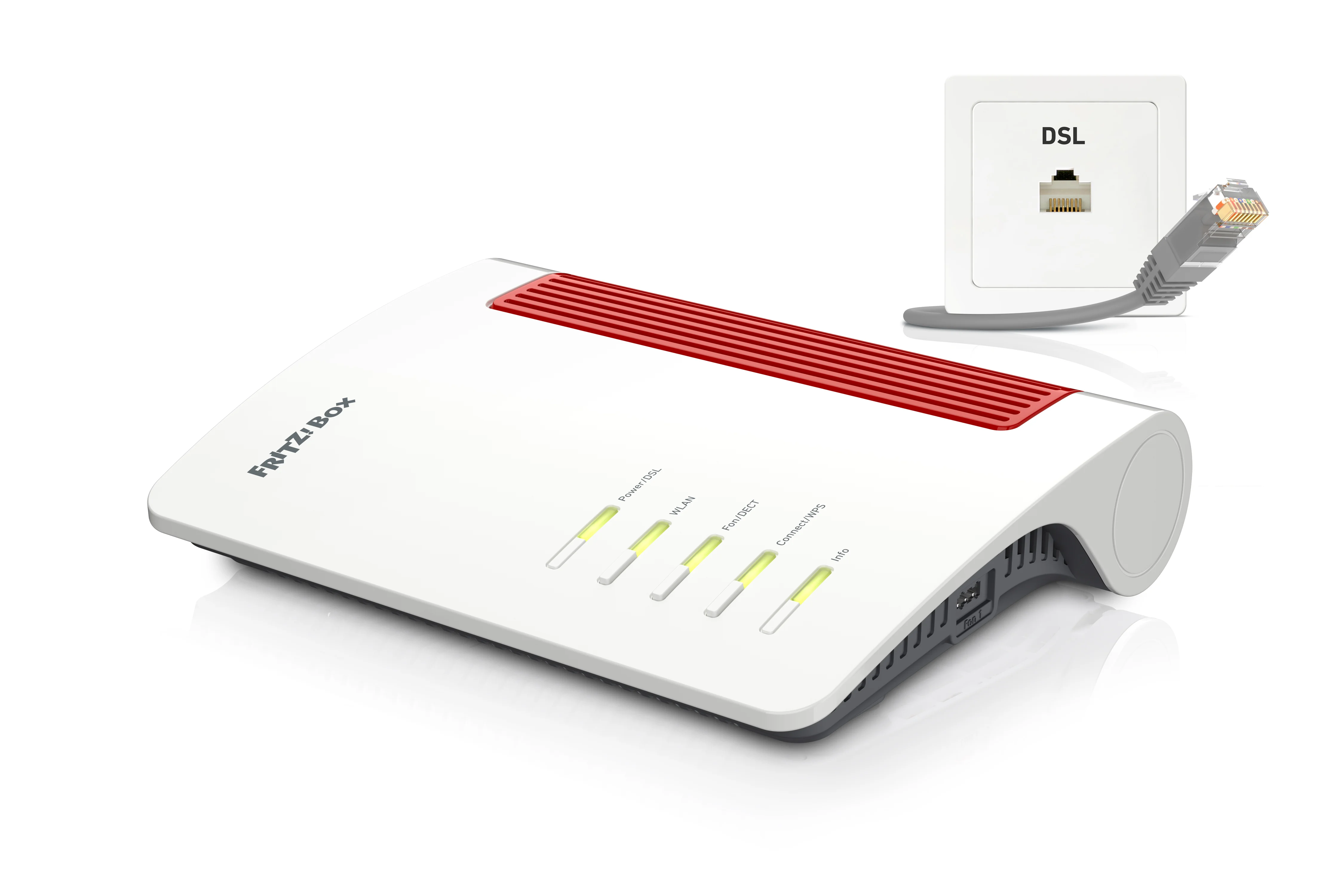 Box FRITZ! 7690 WLAN-Router 2.5 Gigabit Ethernet Dual-Band (2,4 GHz/5 GHz) Weiß