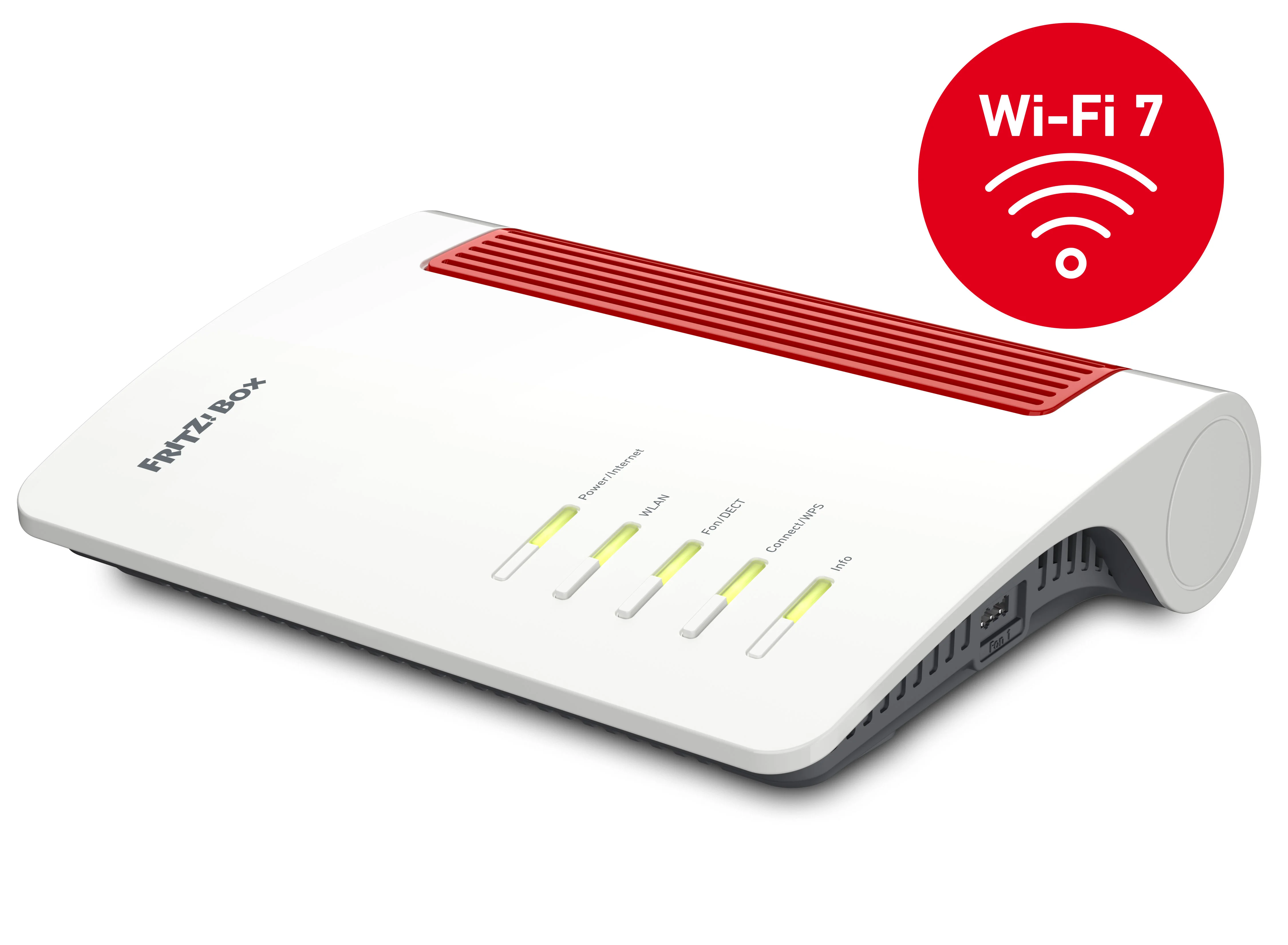 Box FRITZ! 4690 WLAN-Router Dual-Band (2,4 GHz/5 GHz) Rot, Weiß