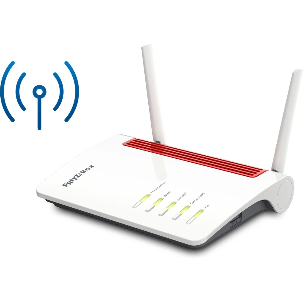 Box FRITZ! 6850 4G WLAN-Router Gigabit Ethernet Dual-Band (2,4 GHz/5 GHz) Weiß