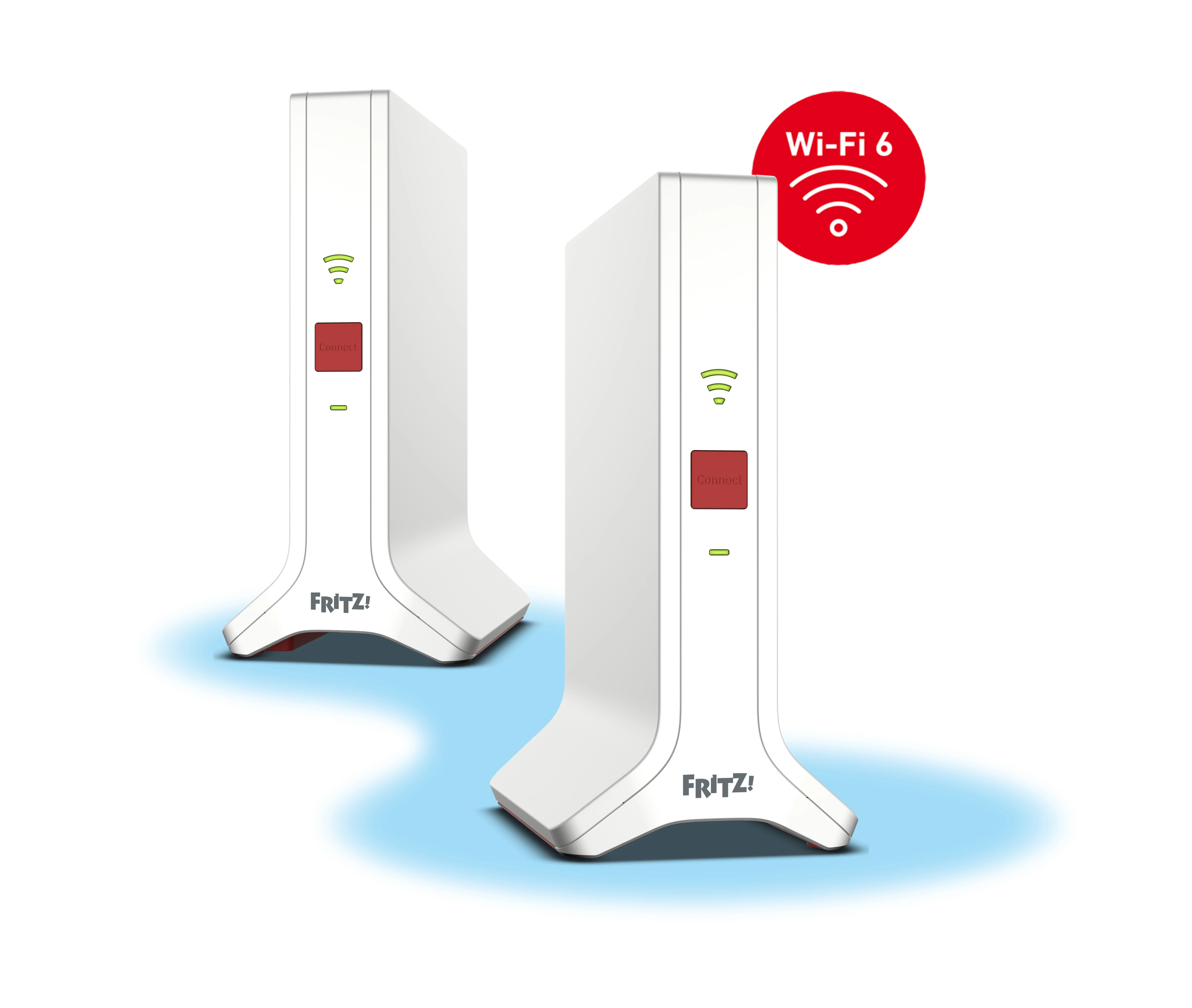 Mesh Set 4200 Dual-Band (2,4 GHz/5 GHz) Wi-Fi 6E (802.11ax) Rot, Weiß 2x2/4x4