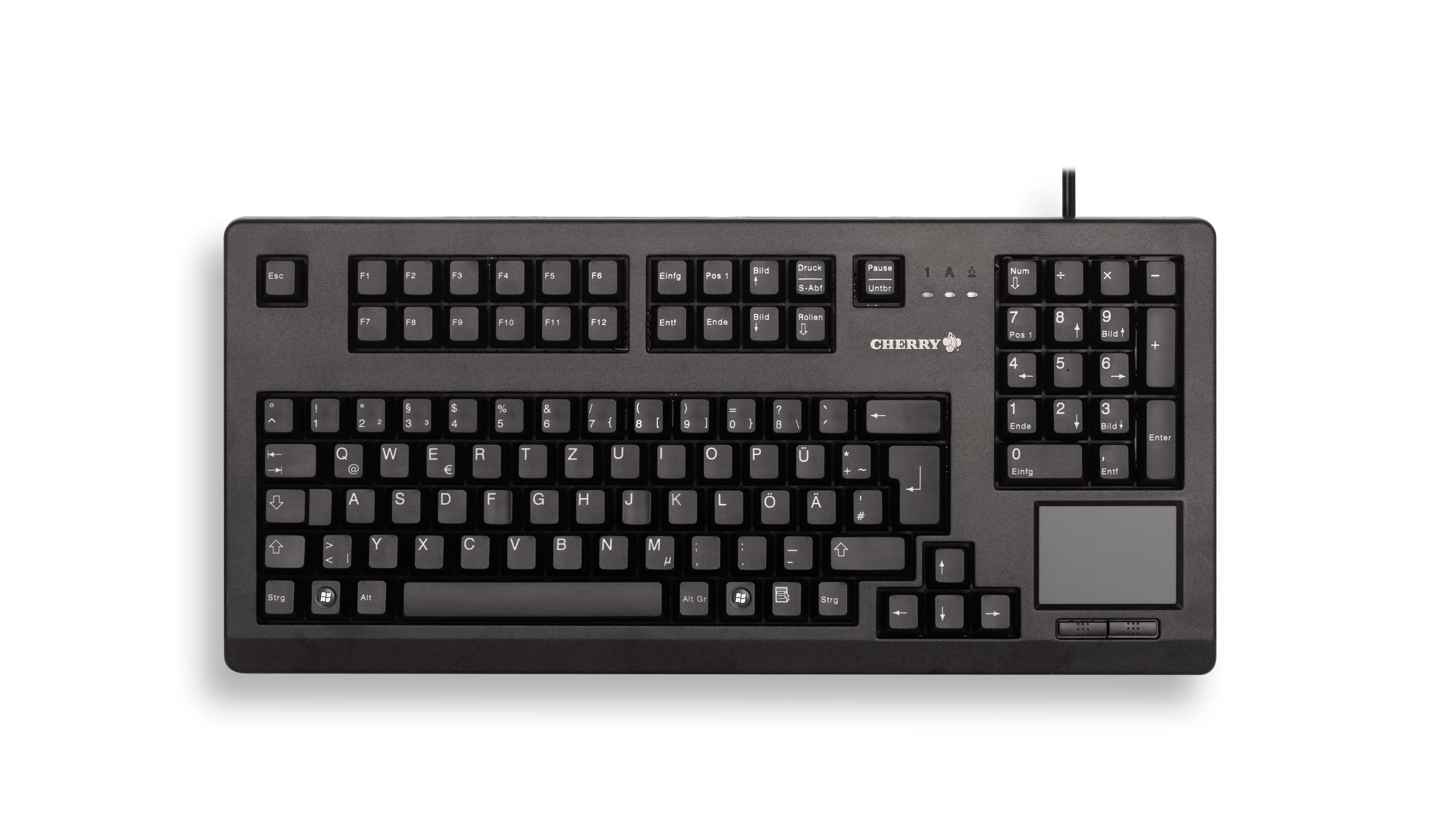 CHERRY TouchBoard G80-11900 Tastatur Universal USB QWERTY UK Englisch Schwarz