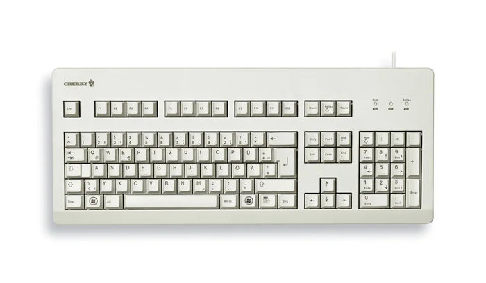 CHERRY G80-3000 Tastatur Universal USB QWERTZ Deutsch Grau