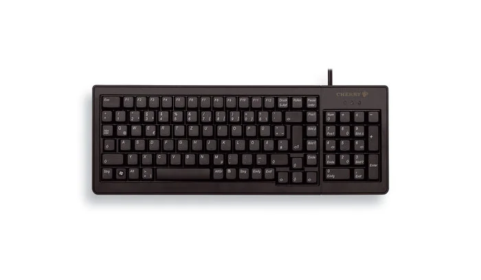CHERRY XS G84-5200 COMPACT KEYBOARD, Kabelgebunden, USB/PS2, Schwarz (QWERTZ - DE)
