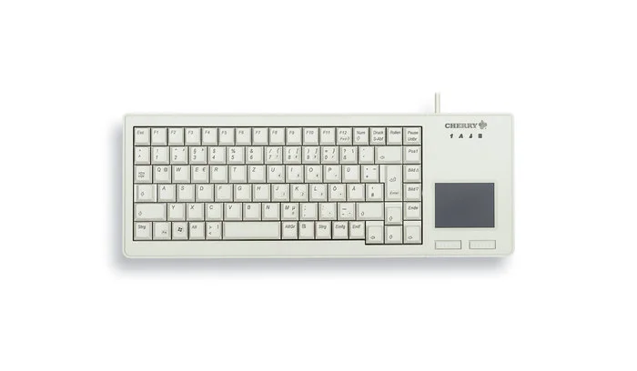 CHERRY XS Touchpad Tastatur Universal USB QWERTZ Deutsch Grau