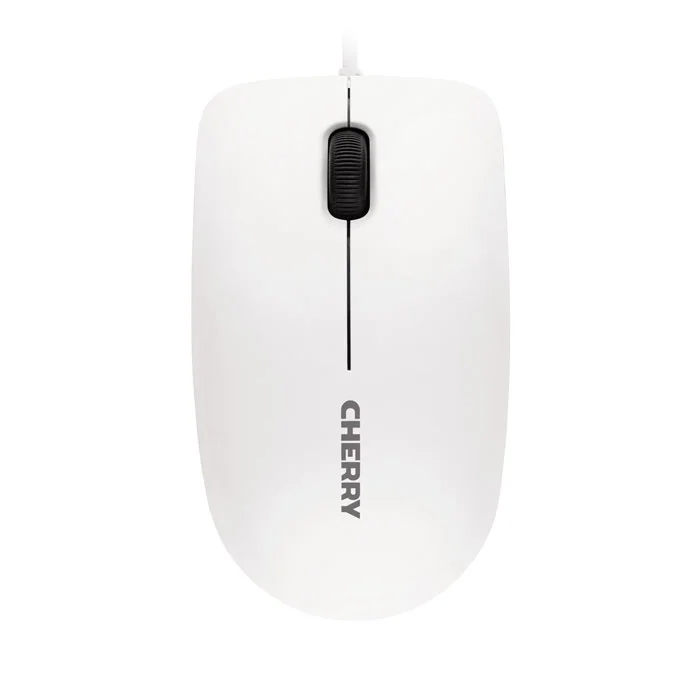 CHERRY MC 1000 Kabelgebundene Maus, Weiß Grau, USB