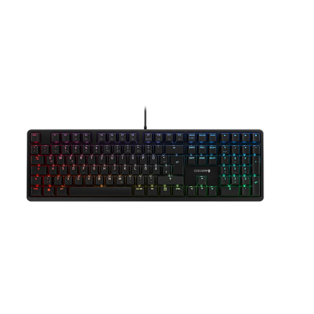 CHERRY G80-3000N RGB Tastatur Universal USB QWERTZ Deutsch Schwarz
