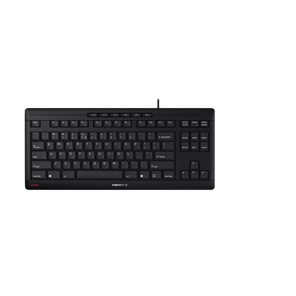 CHERRY STREAM KEYBOARD TKL Tastatur Universal USB QWERTY Englisch Schwarz