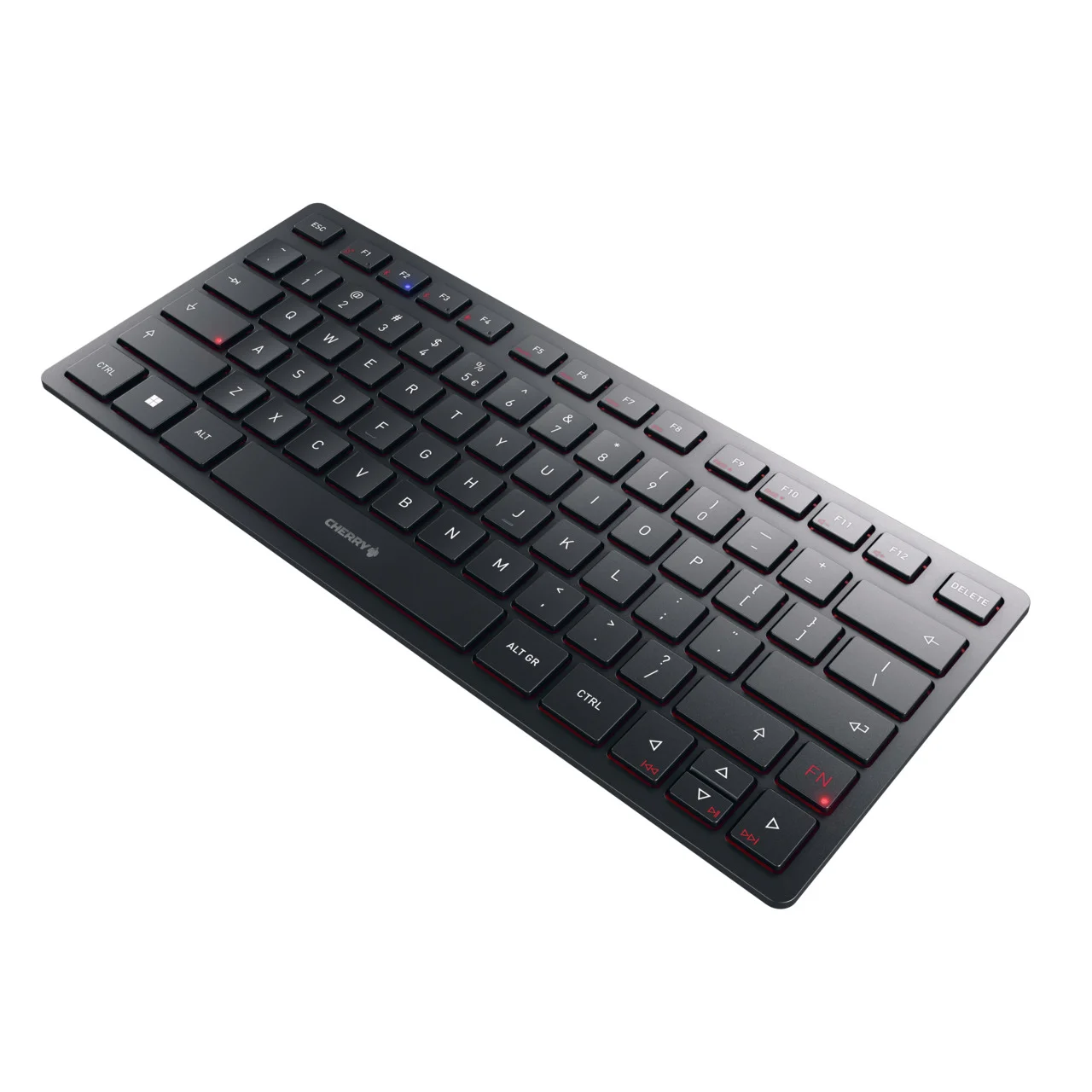 CHERRY KW 9200 MINI Tastatur Universal USB + RF Wireless + Bluetooth QWERTY Englisch Schwarz
