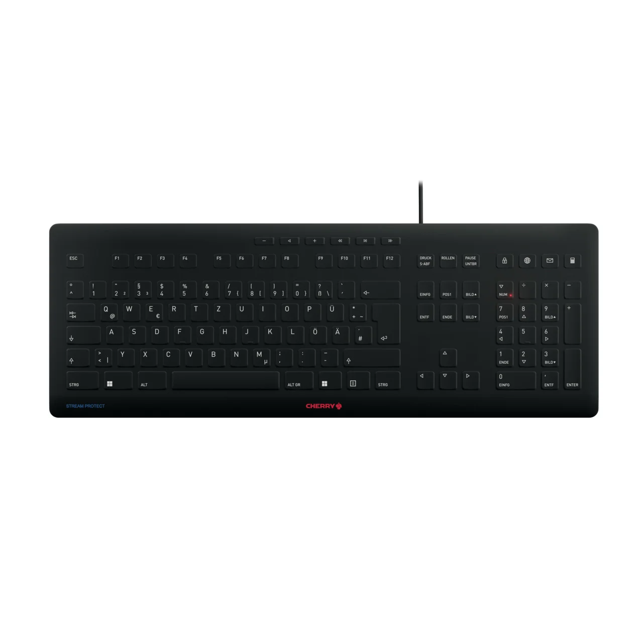 Contour Design Stream Tastatur Universal USB QWERTZ Deutsch Schwarz