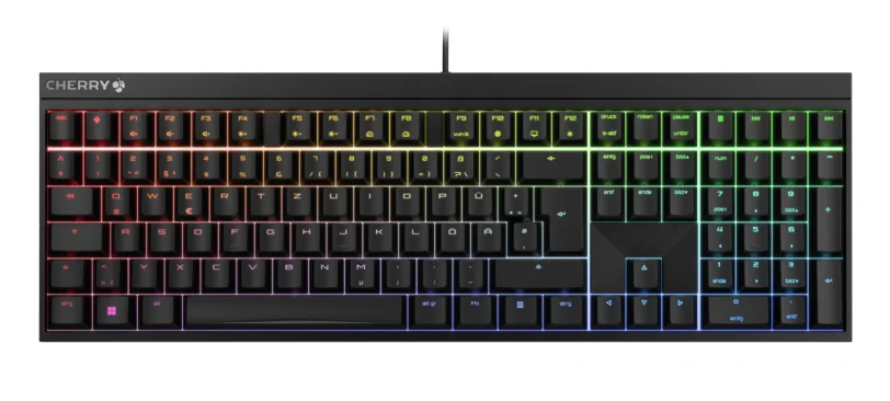 CHERRY MX 2.0S Tastatur Gaming USB QWERTZ Deutsch Schwarz