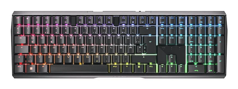 CHERRY MX 3.0S Wireless Tastatur Gaming RF Wireless + Bluetooth QWERTZ Deutsch Schwarz