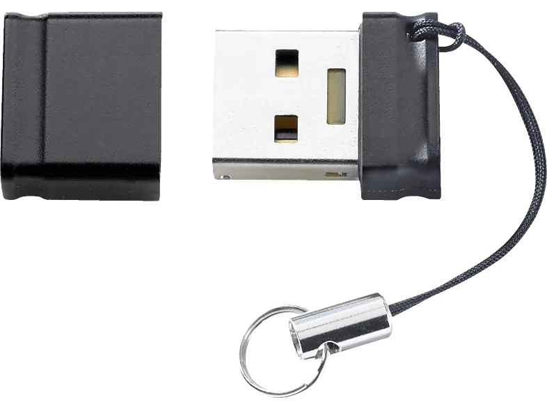 INTENSO Slim Line USB-Stick, 8 GB, 35 MB/s, Schwarz
