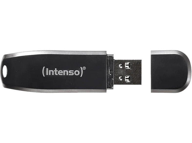 INTENSO Speed Line USB-Stick, 256 GB, 35 MB/s, Schwarz