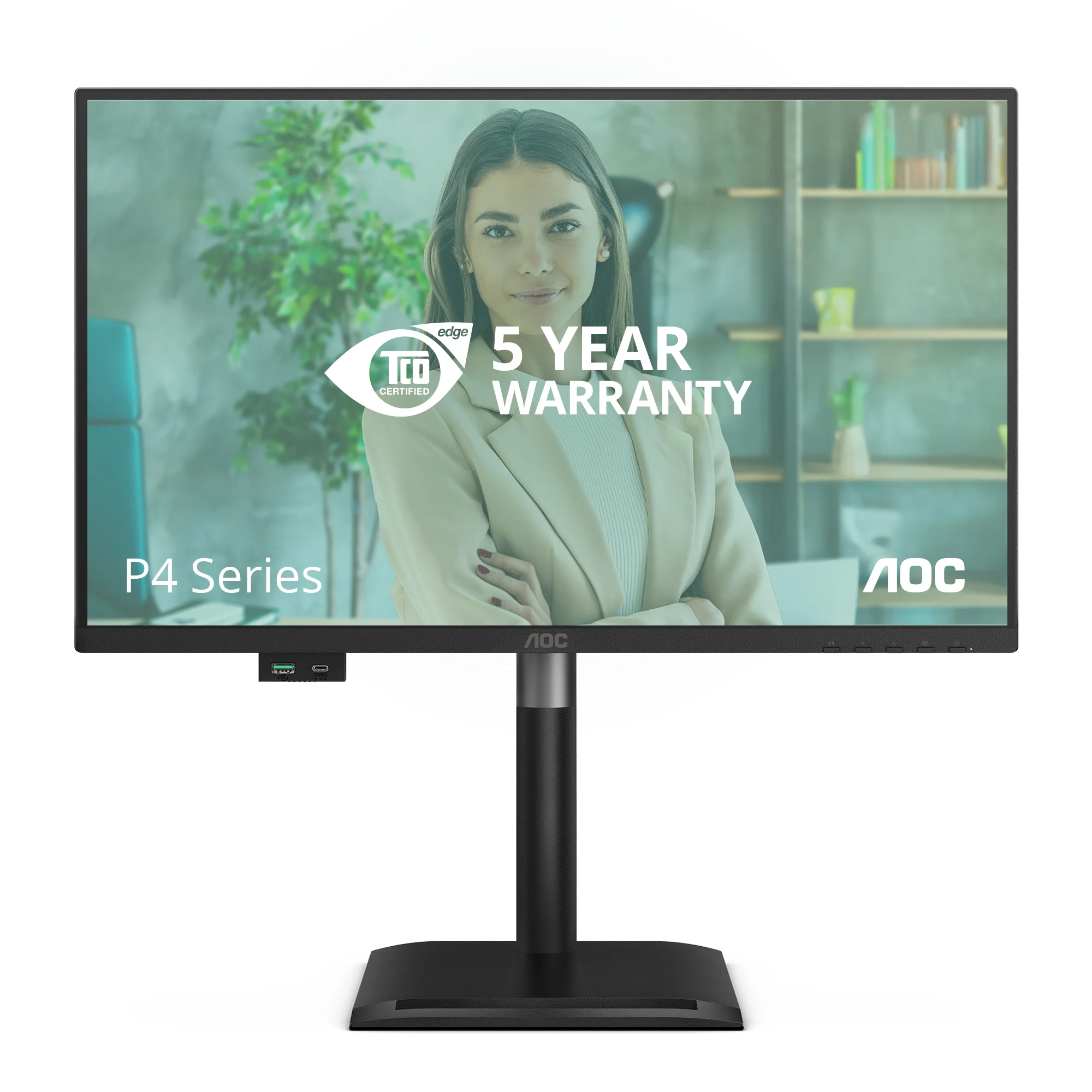 AOC 24P4U Computerbildschirm 60,5 cm (23.8") 1920 x 1080 Pixel Full HD Schwarz
