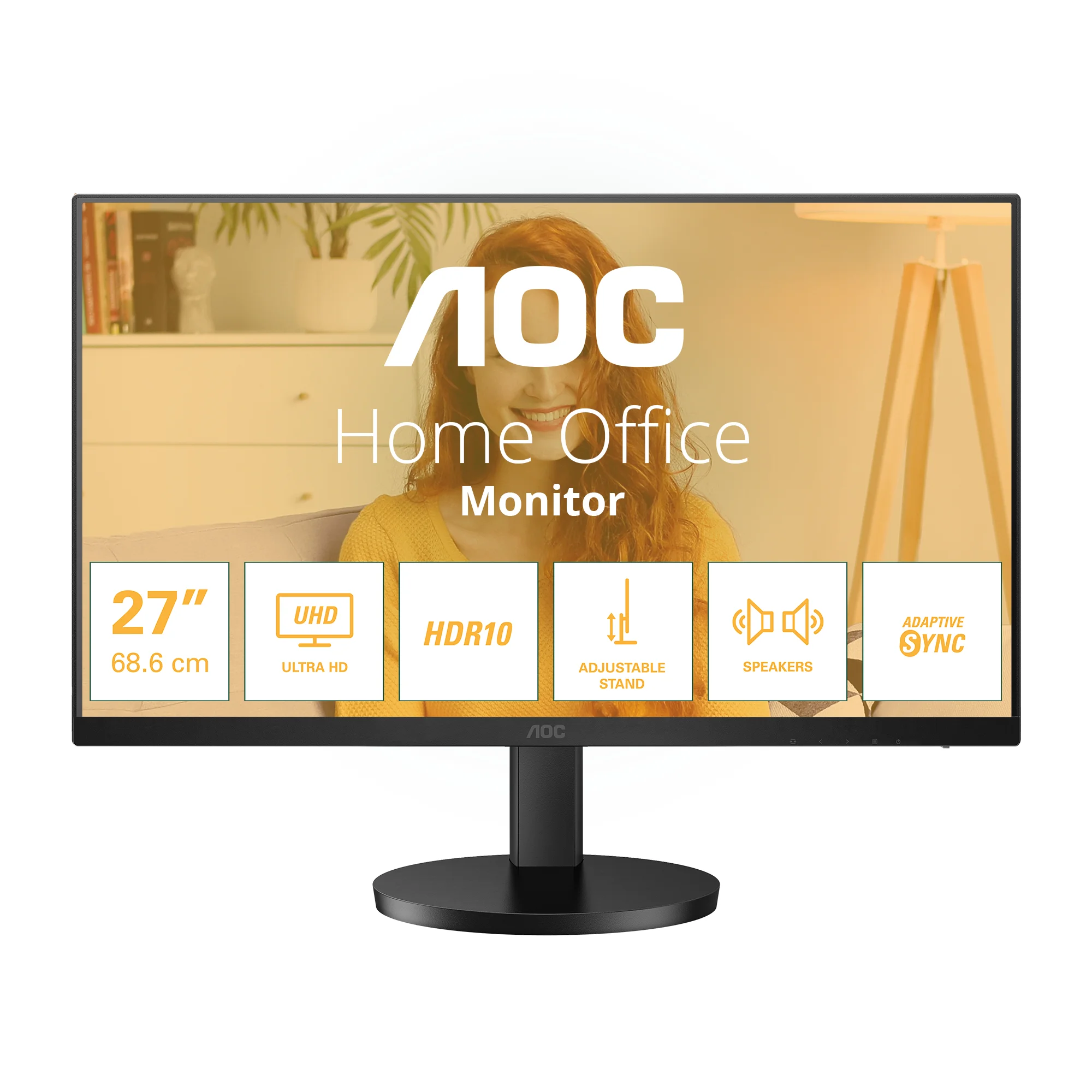 AOC U27B3AF Computerbildschirm 68,6 cm (27") 3840 x 2160 Pixel 4K Ultra HD LED Schwarz