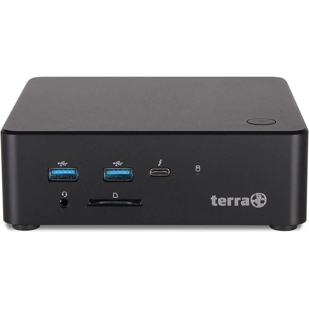 TERRA 1000098 PC/Workstation Intel® Core™ i3 i3-1315U 16 GB DDR5-SDRAM 500 GB SSD Windows 11 Pro Micro PC Schwarz
