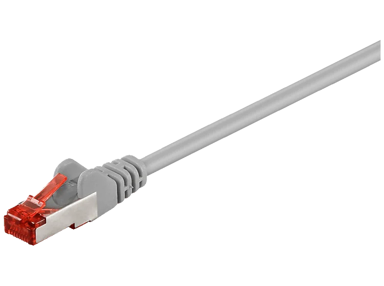 GOOBAY CAT 6 S/FTP (PiMF), Patchkabel, Grau