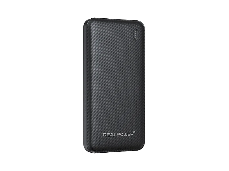 REALPOWER PB-10000 Plus Powerbank 10.000 mAh Schwarz
