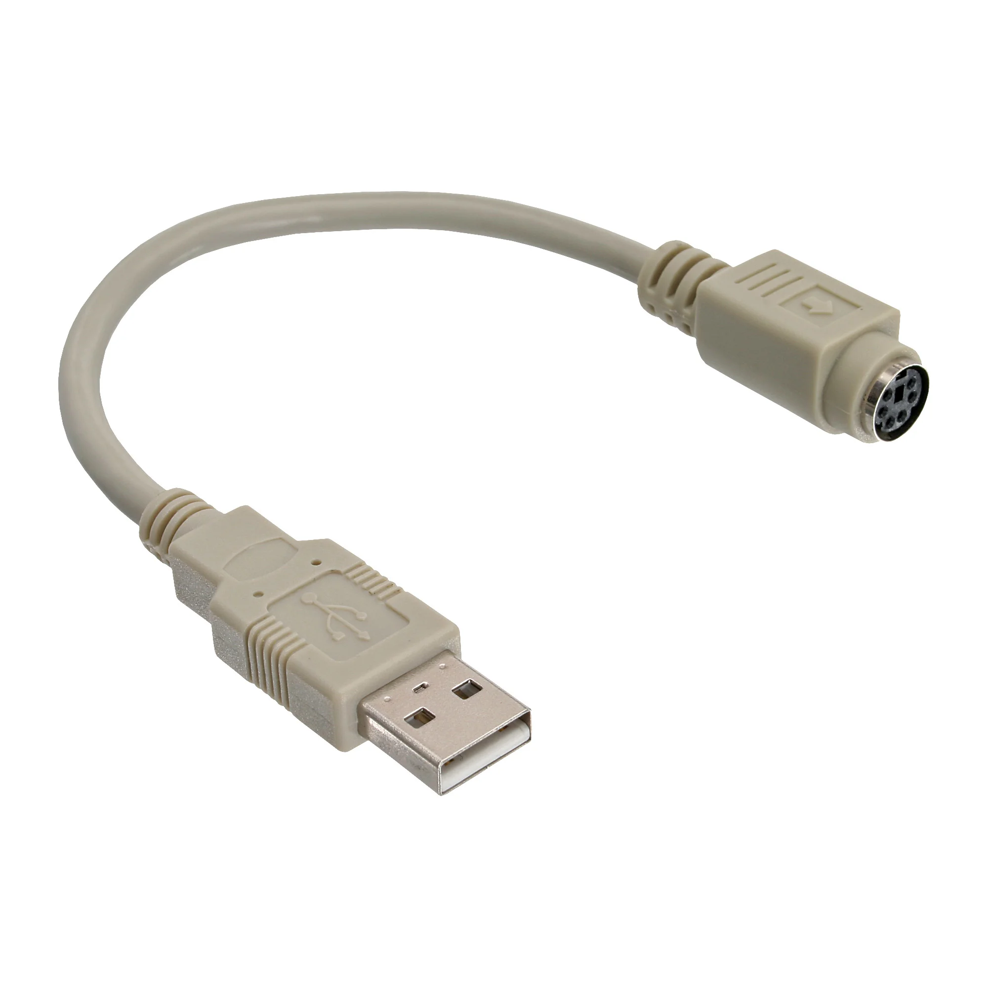 InLine USB Adapter Kabel, USB Stecker A auf PS/2 Buchse