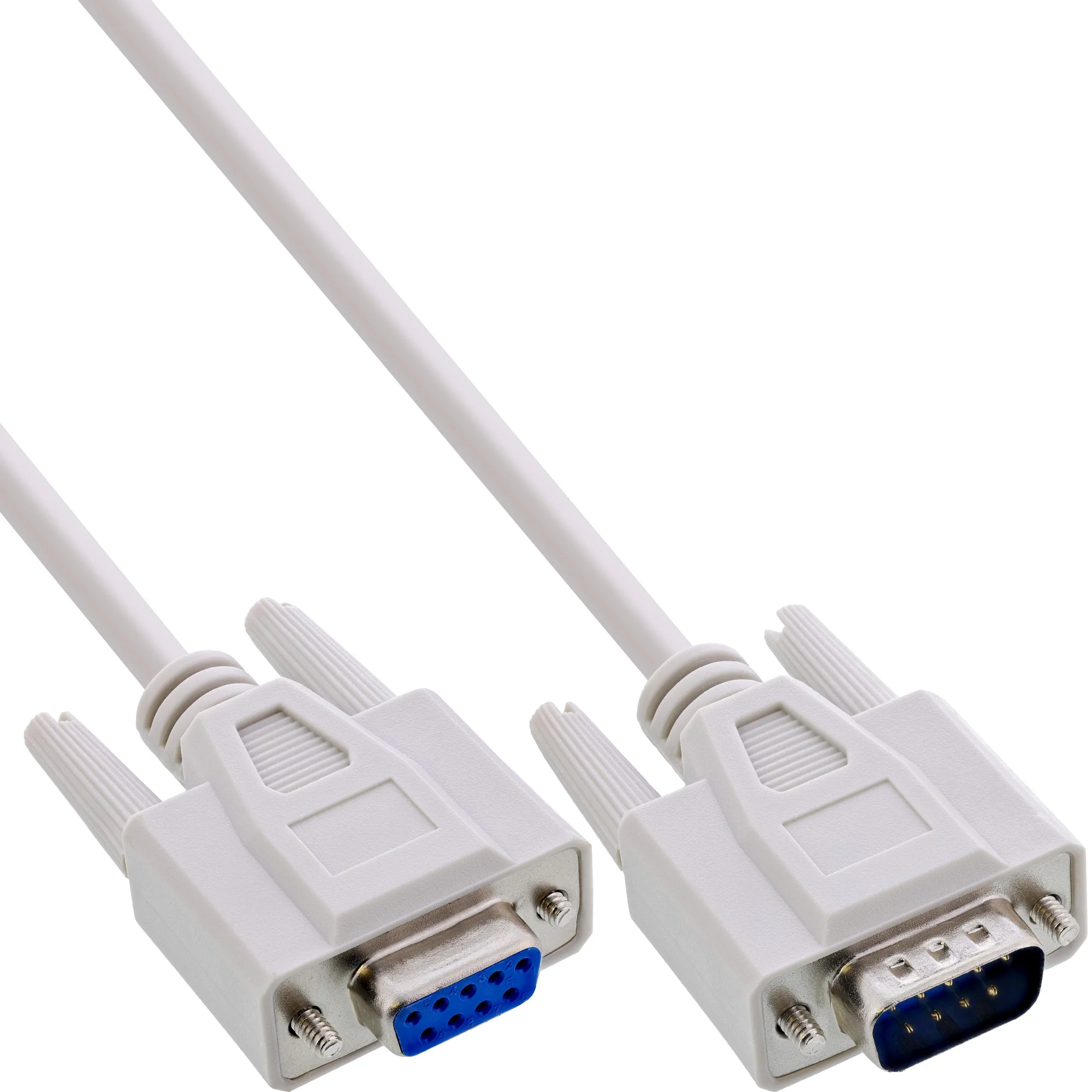 InLine Serielle Verlängerung, 9pol Stecker / Buchse, vergossen, 1:1 belegt, 20m