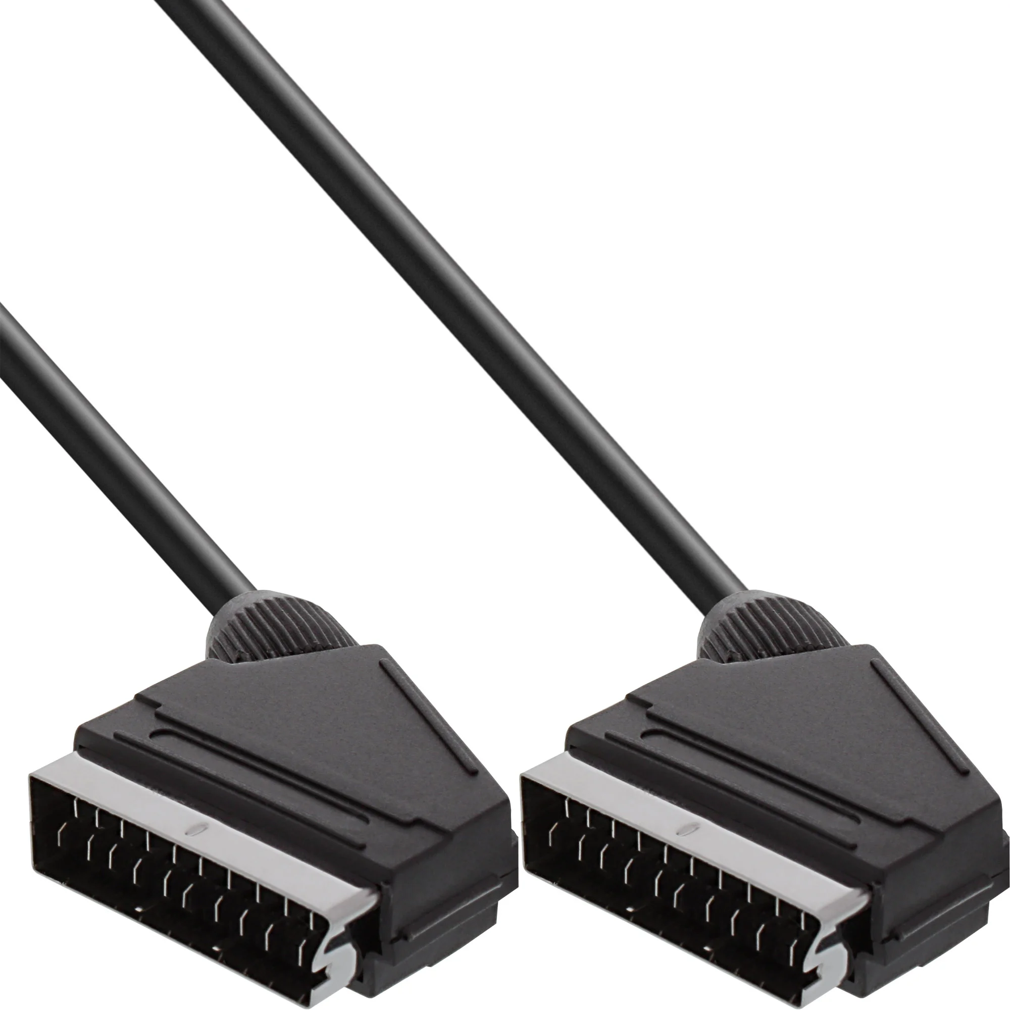 InLine Scart Anschlusskabel, Stecker / Stecker, 3m