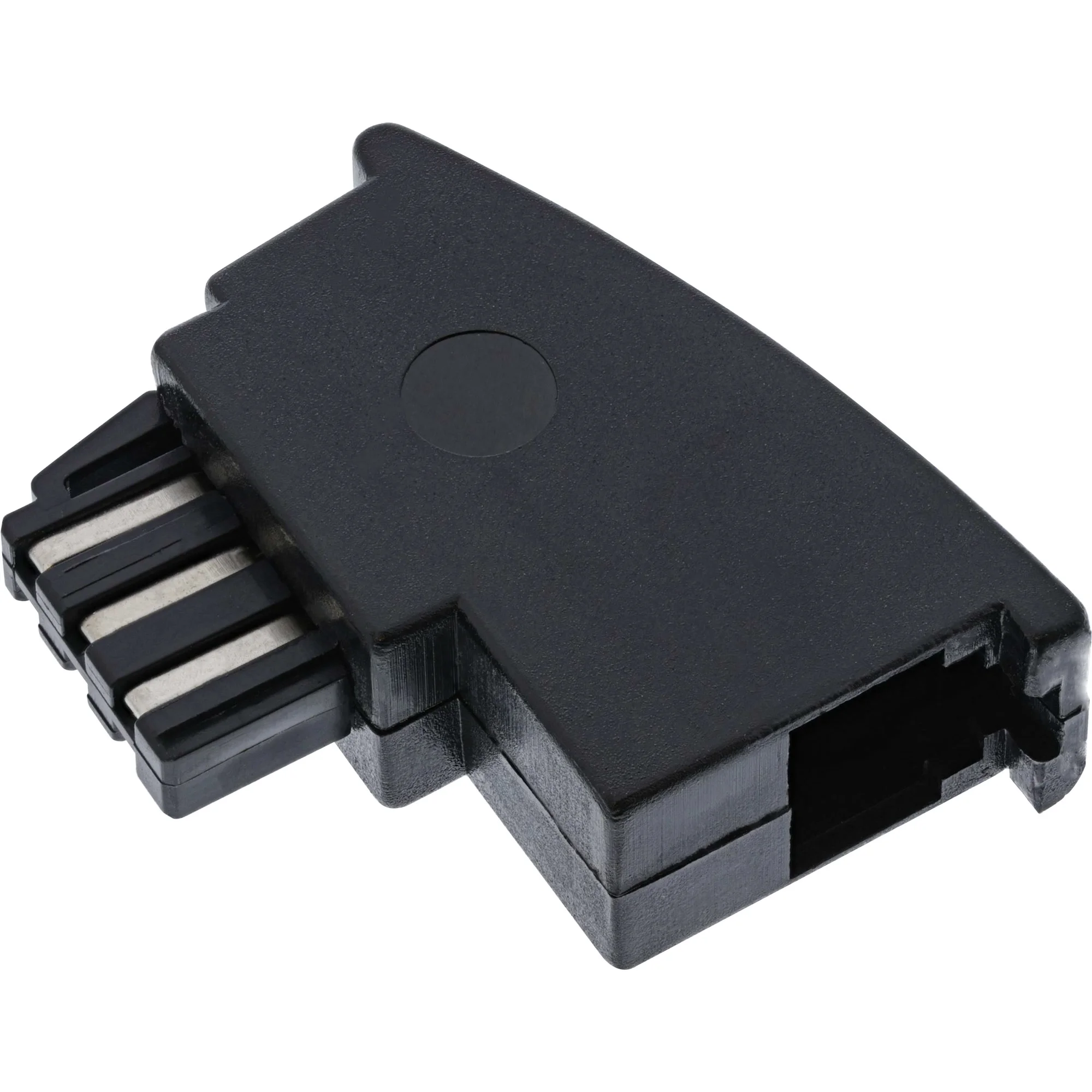 InLine TAE-F Adapter, TAE-F Stecker auf RJ11 Buchse, für Siemens, Telekom usw.