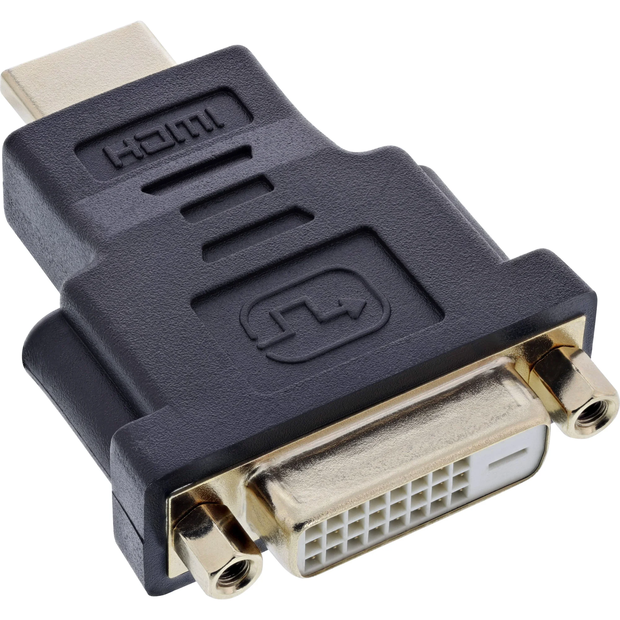InLine HDMI-DVI Adapter, HDMI Stecker auf DVI Buchse, 4K2K