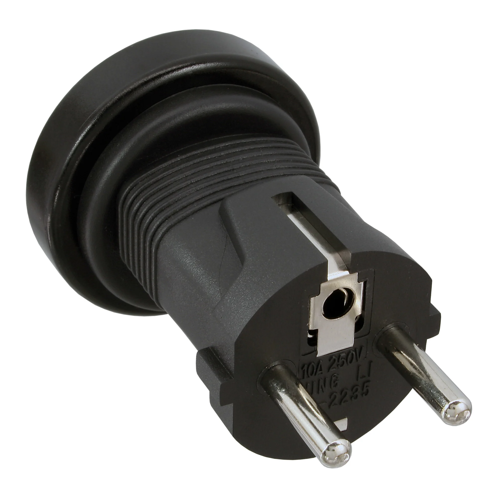 InLine Reiseadapter, Australien Buchse auf Schutzkontakt Stecker