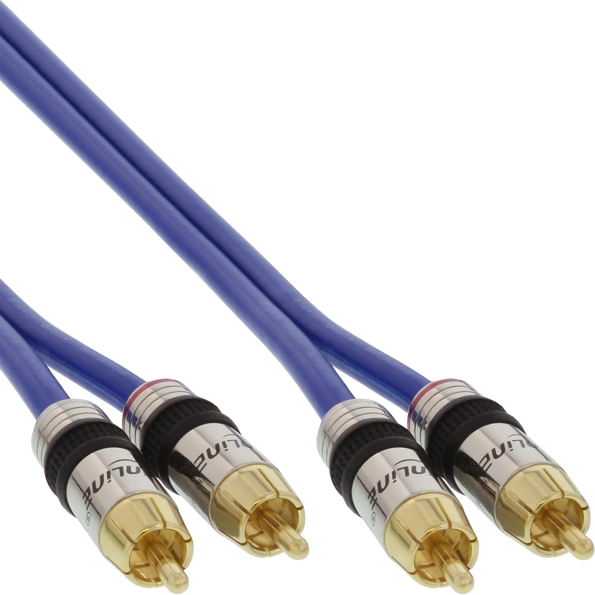 InLine Cinch Kabel AUDIO, PREMIUM, 2x Cinch Stecker / Stecker, 25m