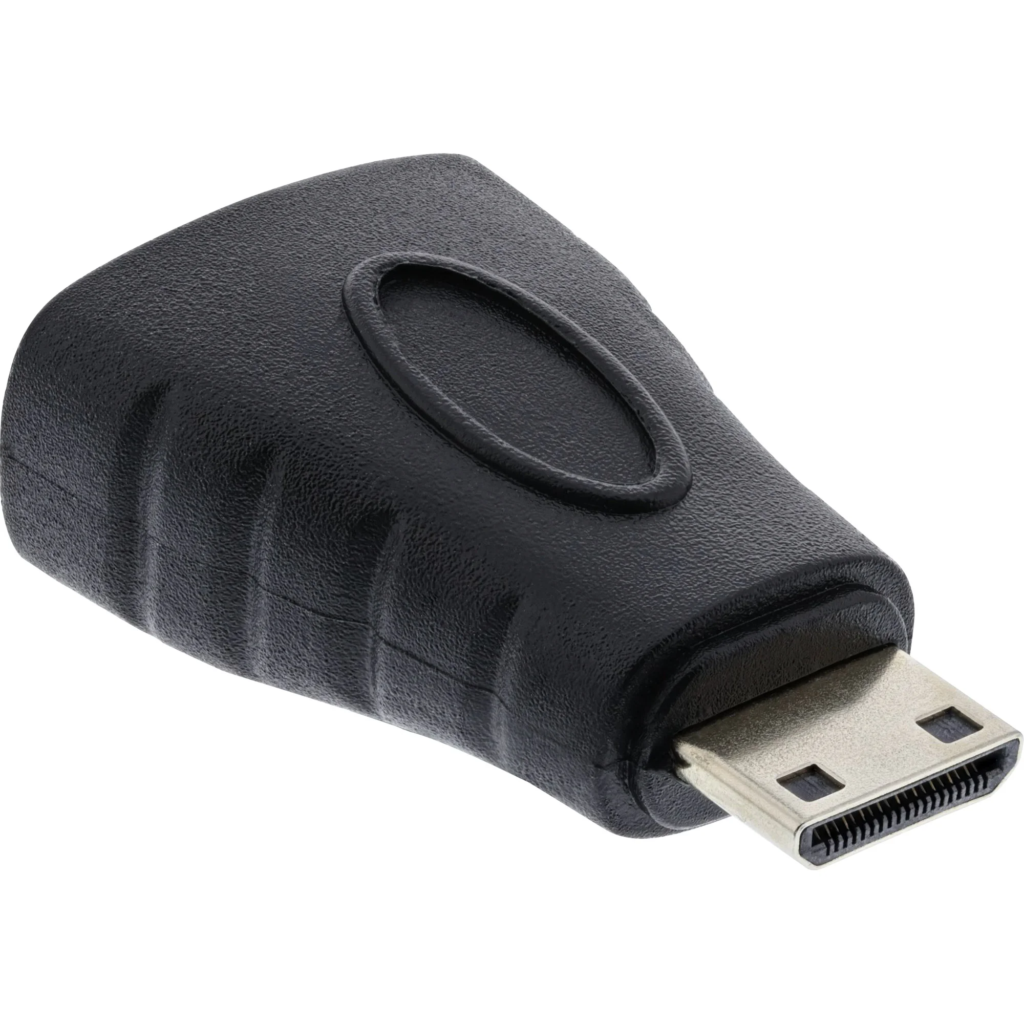 InLine HDMI Adapter, HDMI A Buchse auf Mini HDMI C Stecker, 4K/60Hz kompatibel