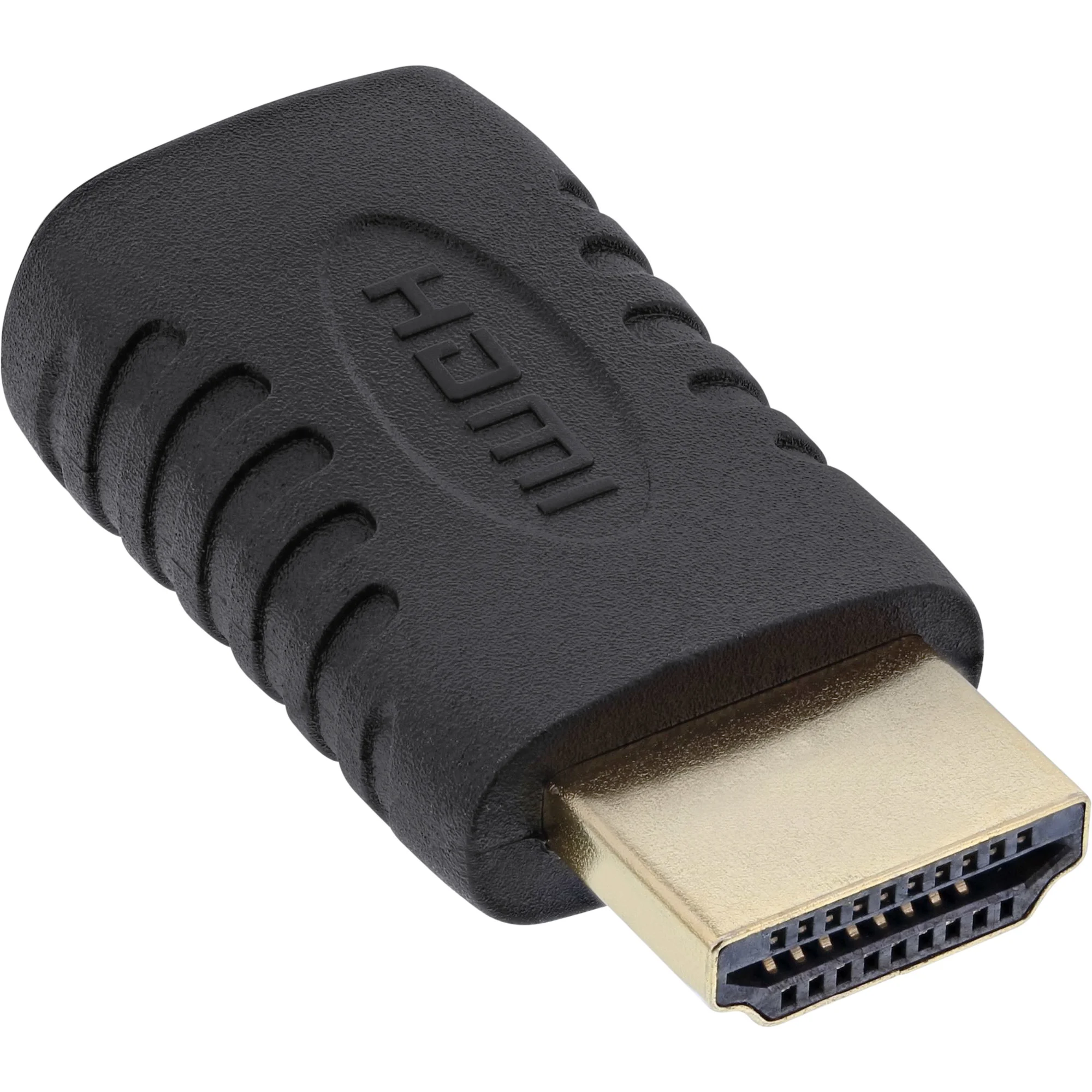 InLine HDMI Adapter, HDMI A Stecker auf Mini HDMI C Buchse, 4K2K