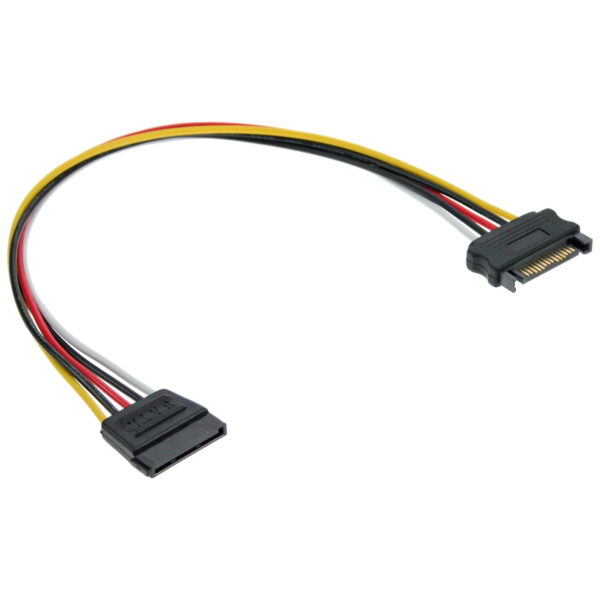 InLine Strom Verlängerung intern, SATA Stecker / Buchse, 0,30m