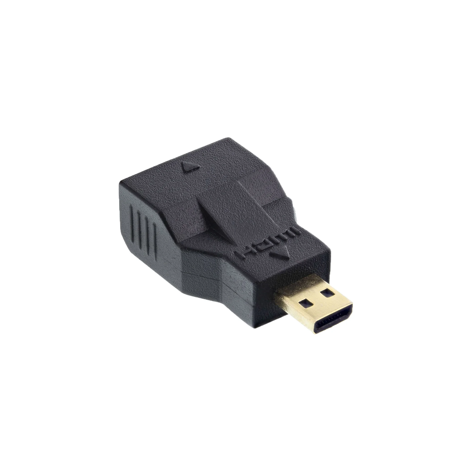 InLine HDMI Adapter, Mini HDMI C Buchse auf Micro HDMI D Stecker, 4K2K