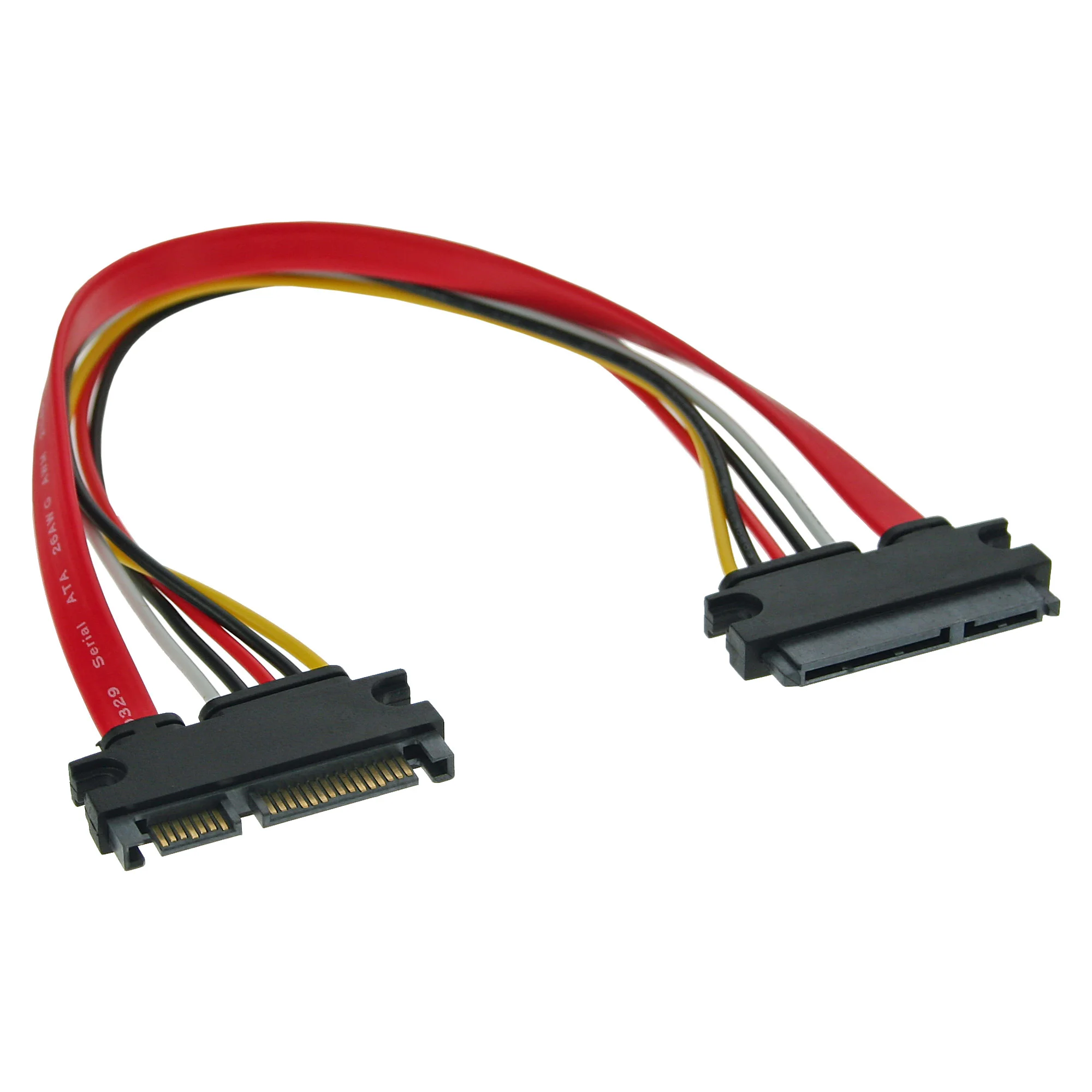 InLine SATA+Strom Verlängerung int., SATA 6Gb/s + Strom, Stecker/Buchse, 0,50m