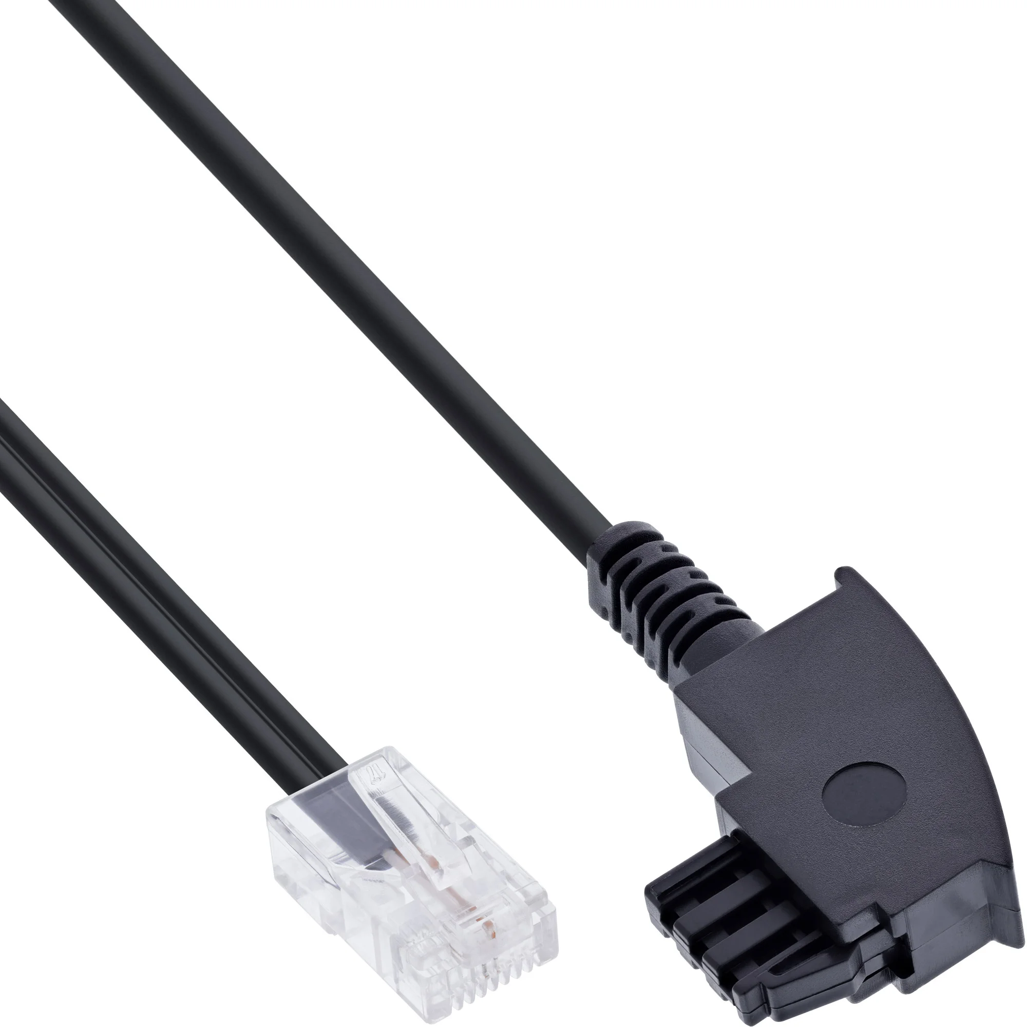InLine TAE-F Kabel für DSL-Router, TAE-F Stecker an RJ45 8P2C, 1m