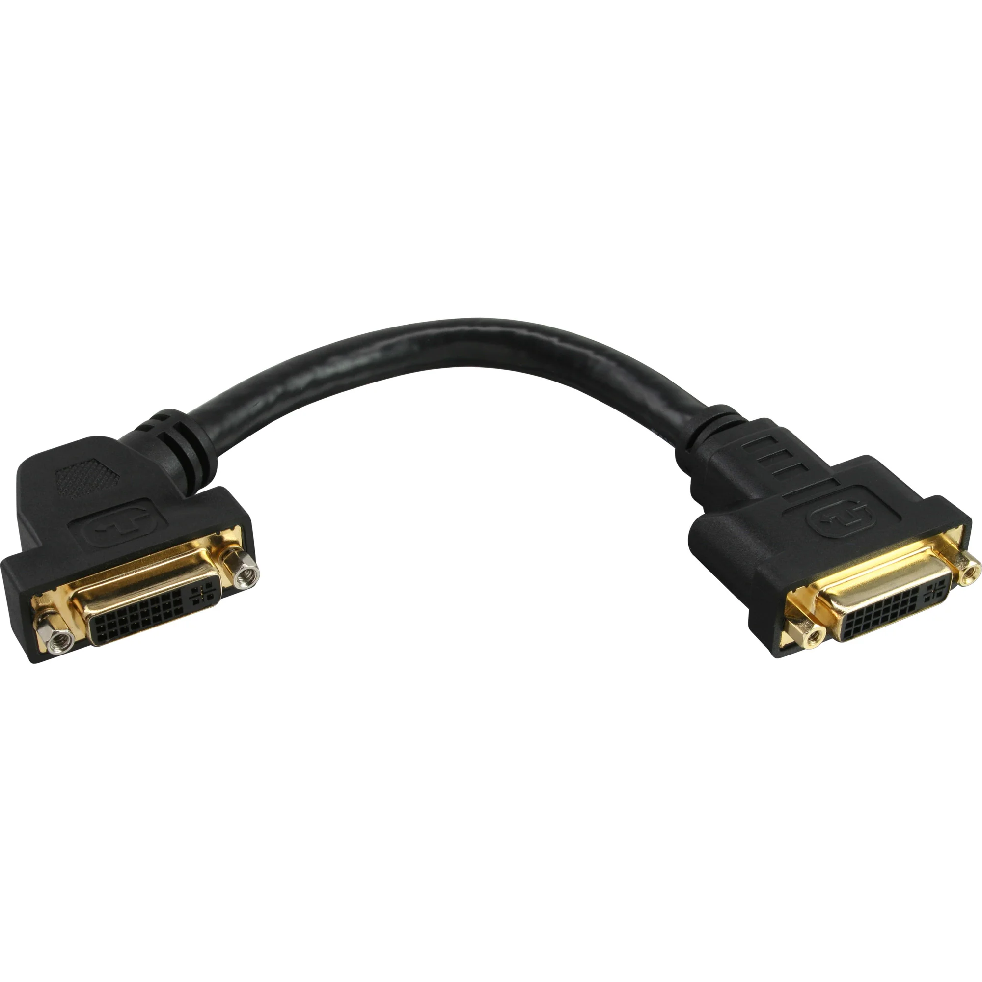 InLine DVI-I Adapterkabel, 24+5 Buchse/Buchse, zum Einbau, vergoldete Kontakte