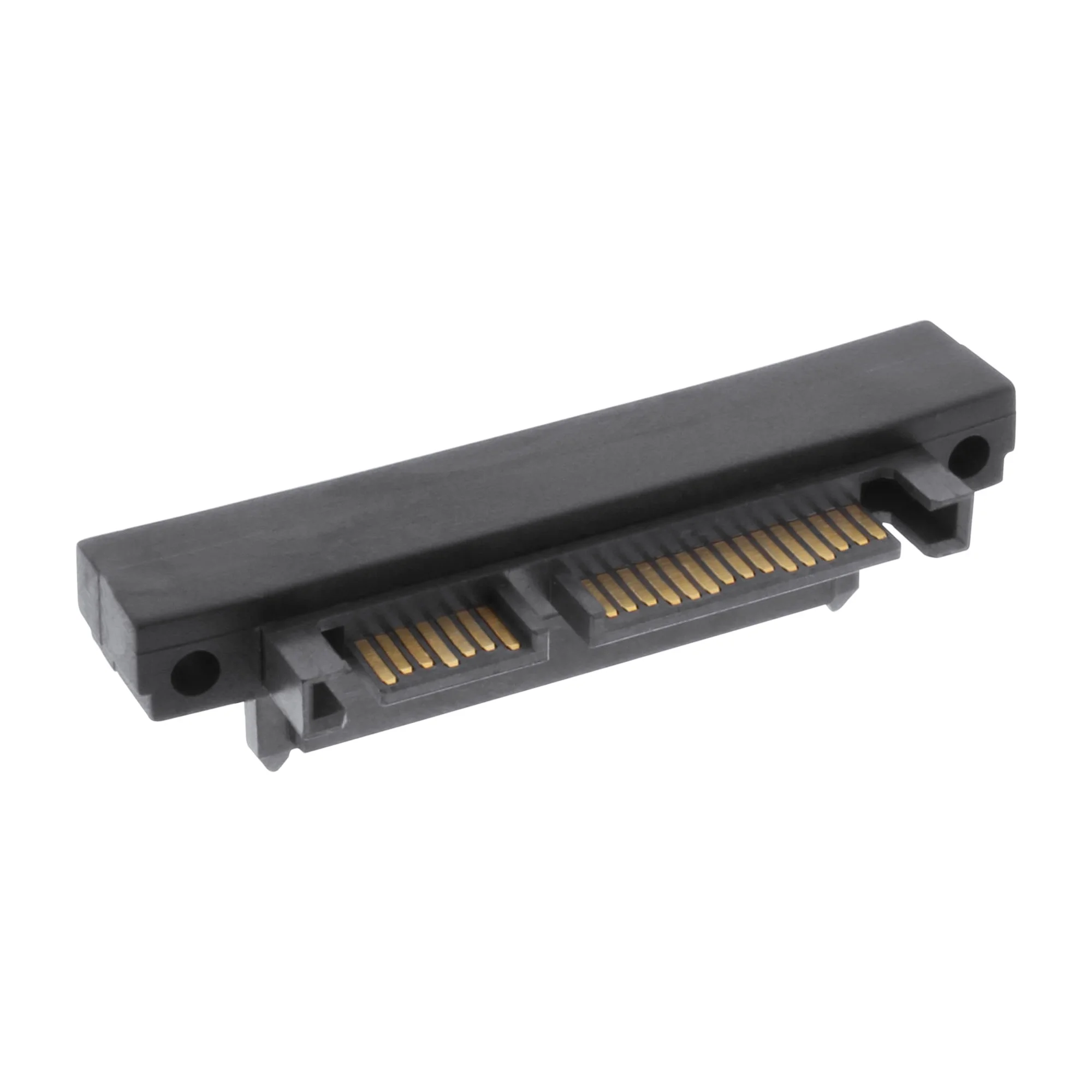 InLine SATA Adapter Stecker / Buchse, 22pol. (15+7), abwärts gewinkelt