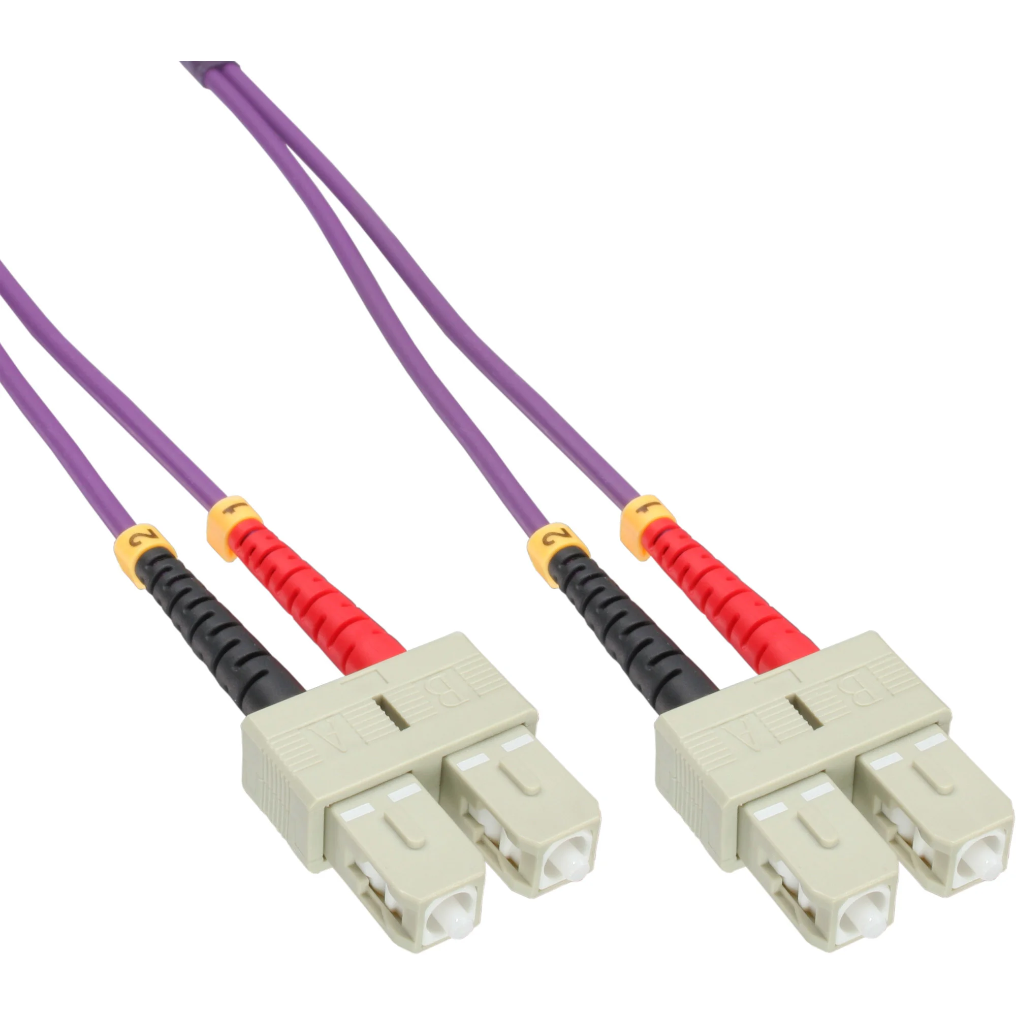 InLine LWL Duplex Kabel, SC/SC, 50/125µm, OM4, 15m