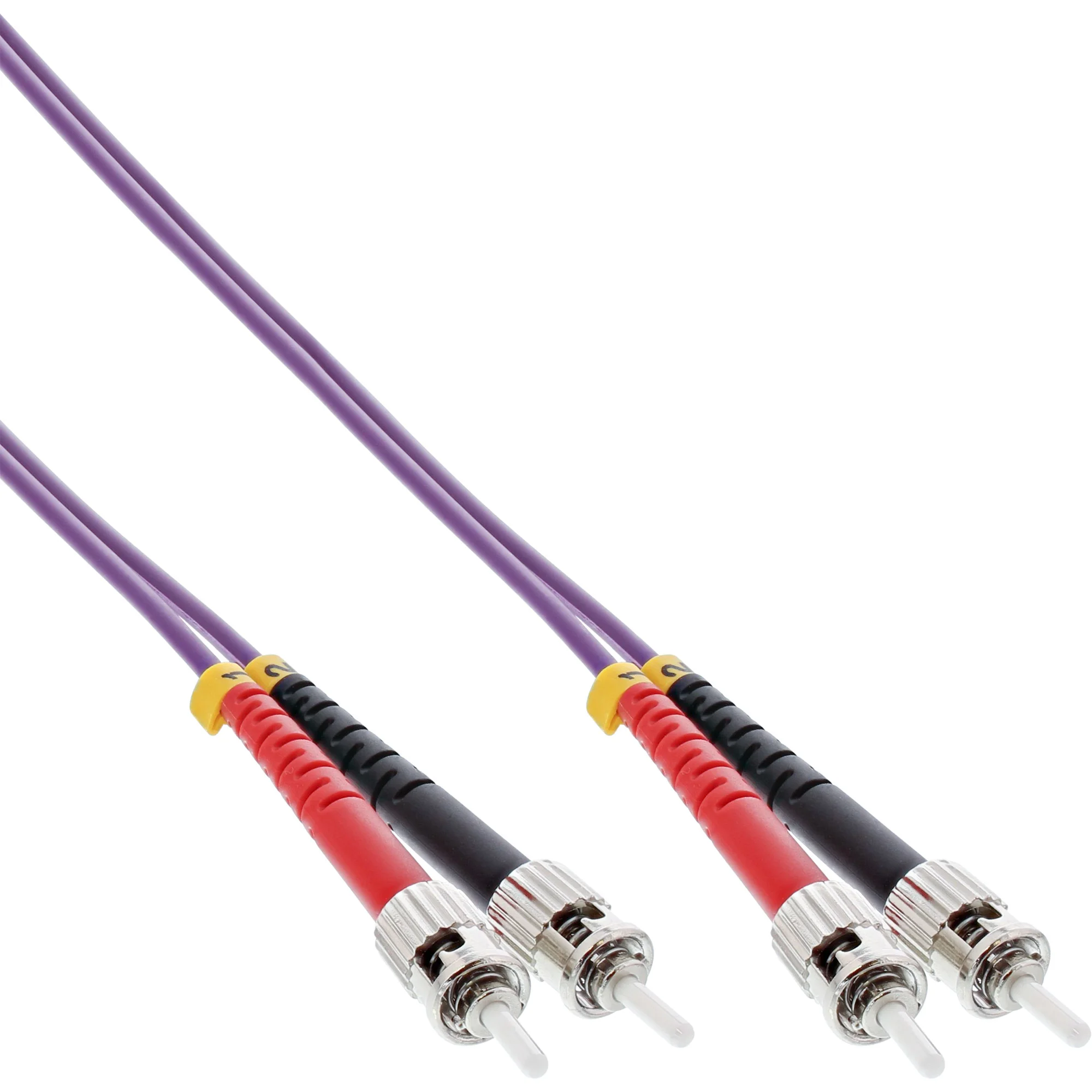 InLine LWL Duplex Kabel, ST/ST, 50/125µm, OM4, 7,5m