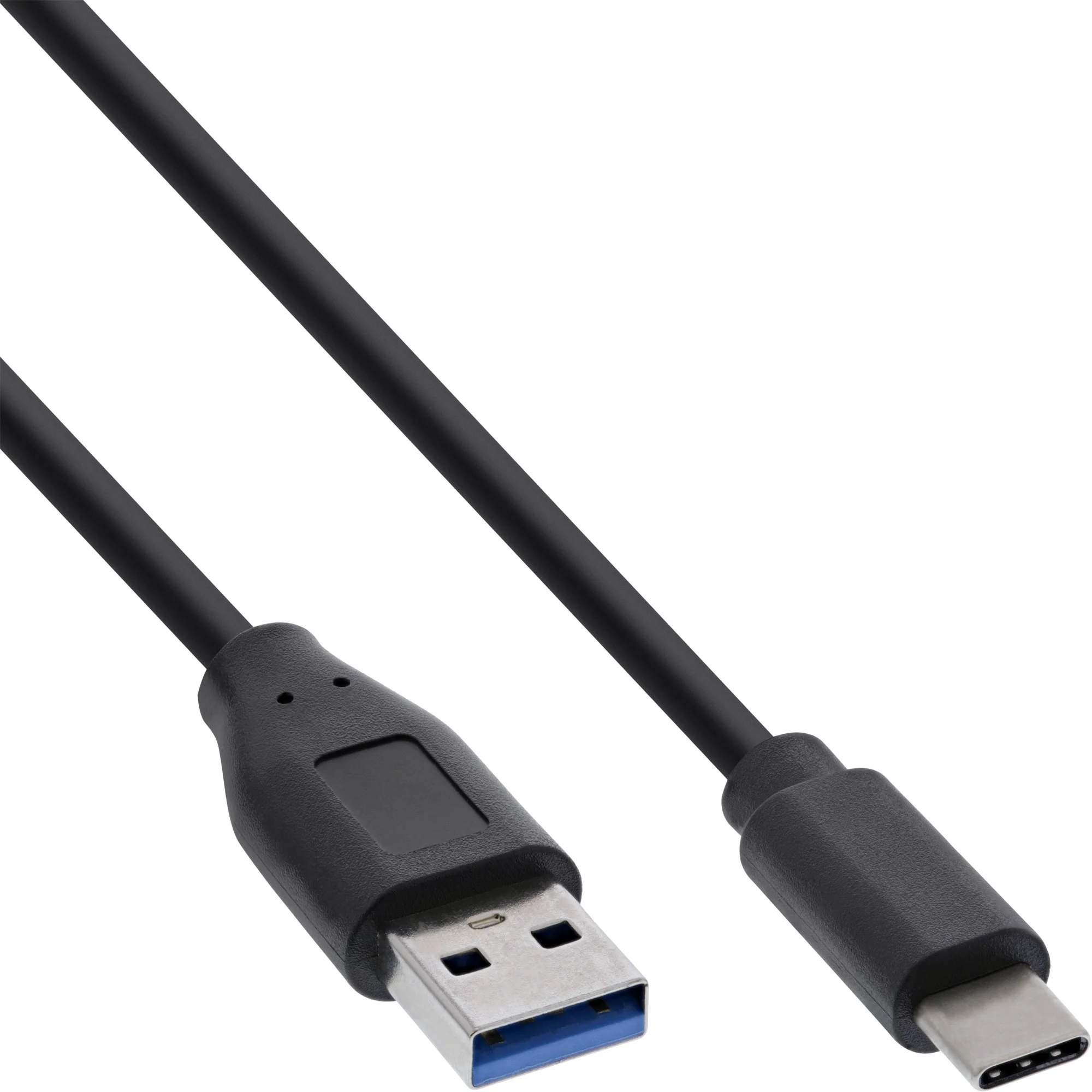 InLine USB 3.2 Gen.1x2 Kabel, USB-C Stecker an A Stecker, schwarz, 2m