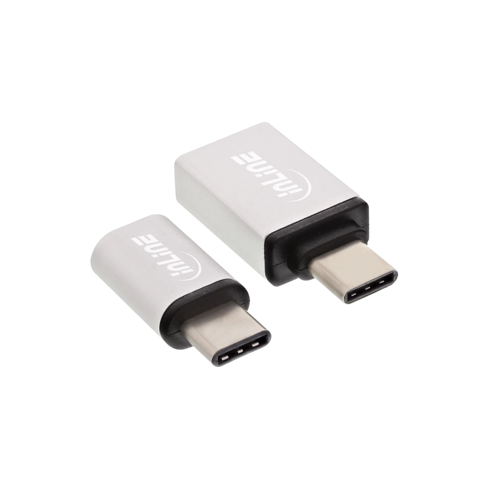 InLine USB Adapter-Set, USB-C Stecker an Micro-USB oder USB 3.0 A Buchse