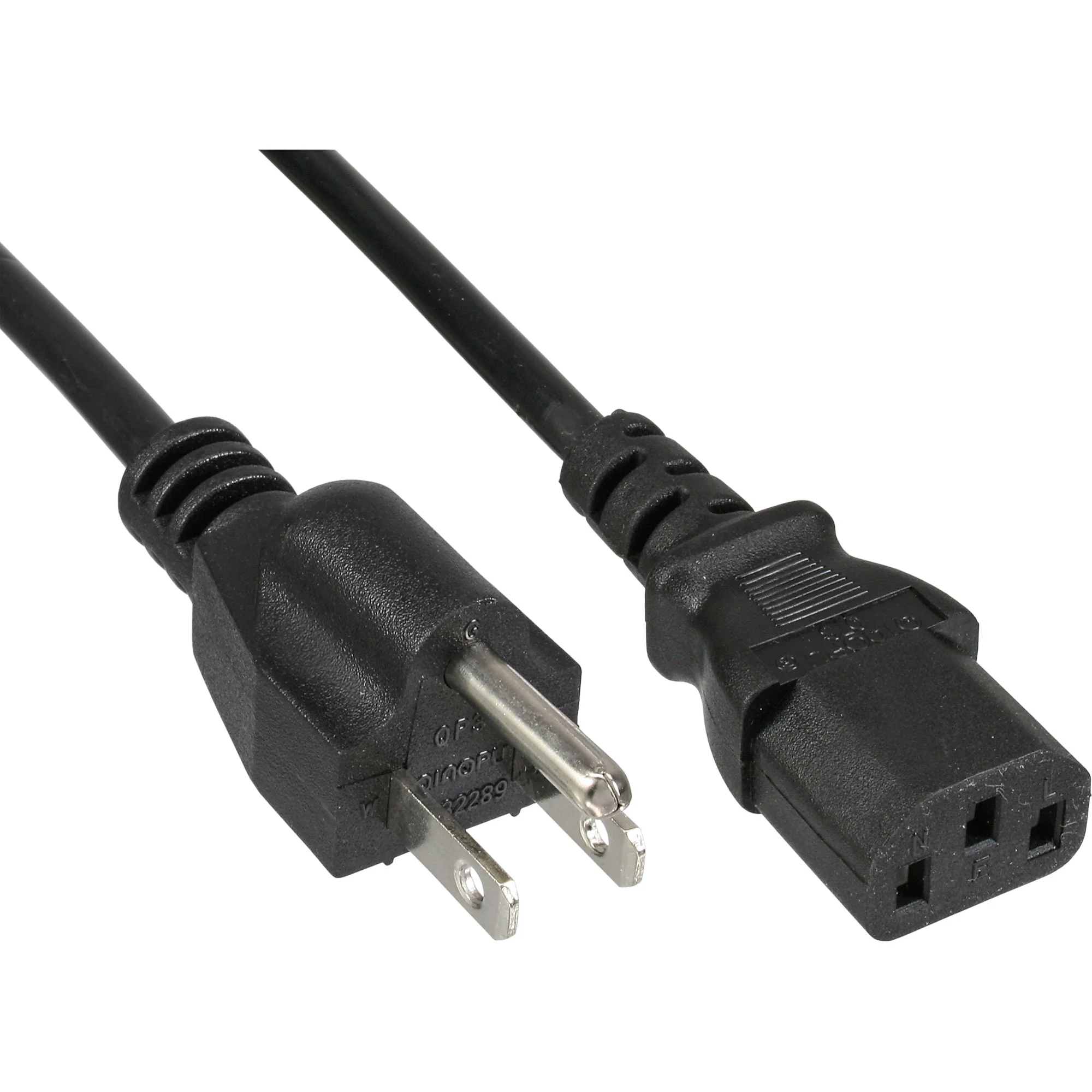 InLine Netzkabel, Netzstecker USA auf Kaltgerätestecker C13, 3m