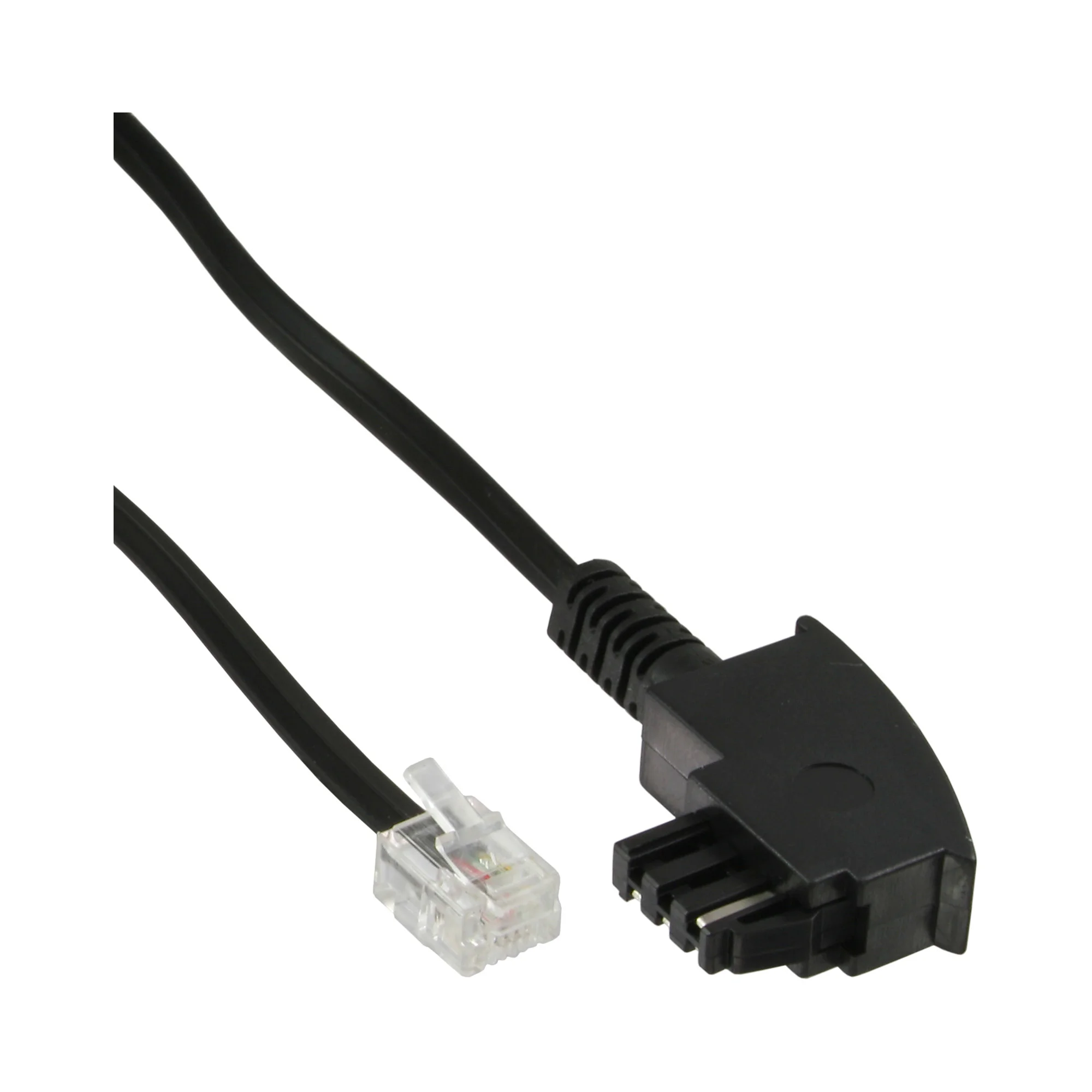 InLine TAE-F Kabel, 6polig/4adrig, f. Import, TAE-F Stecker an RJ11 Stecker,20m