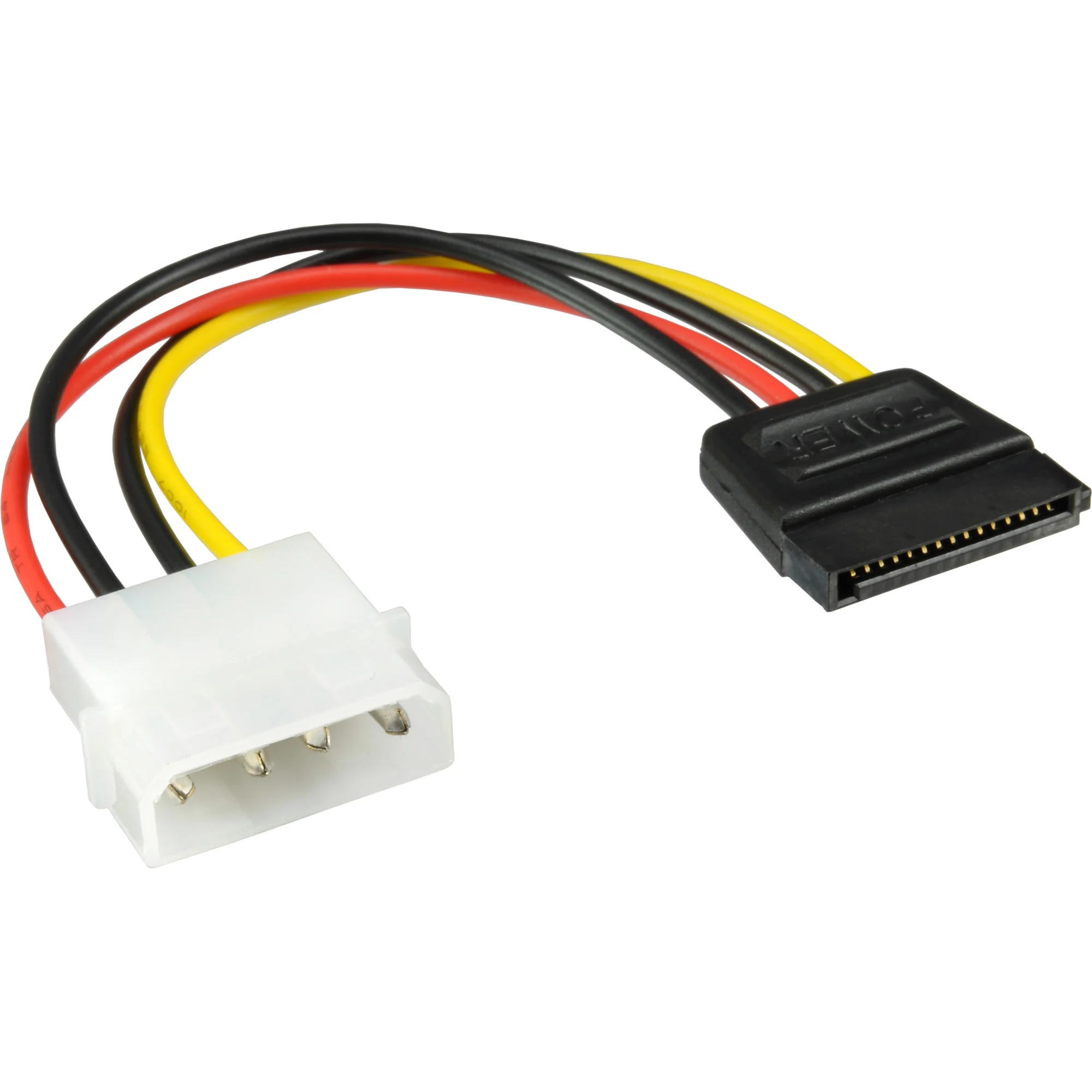 InLine SATA Stromadapterkabel, 1x 13,34cm (5,25") BU an 15pol SATA ST, 0,30m