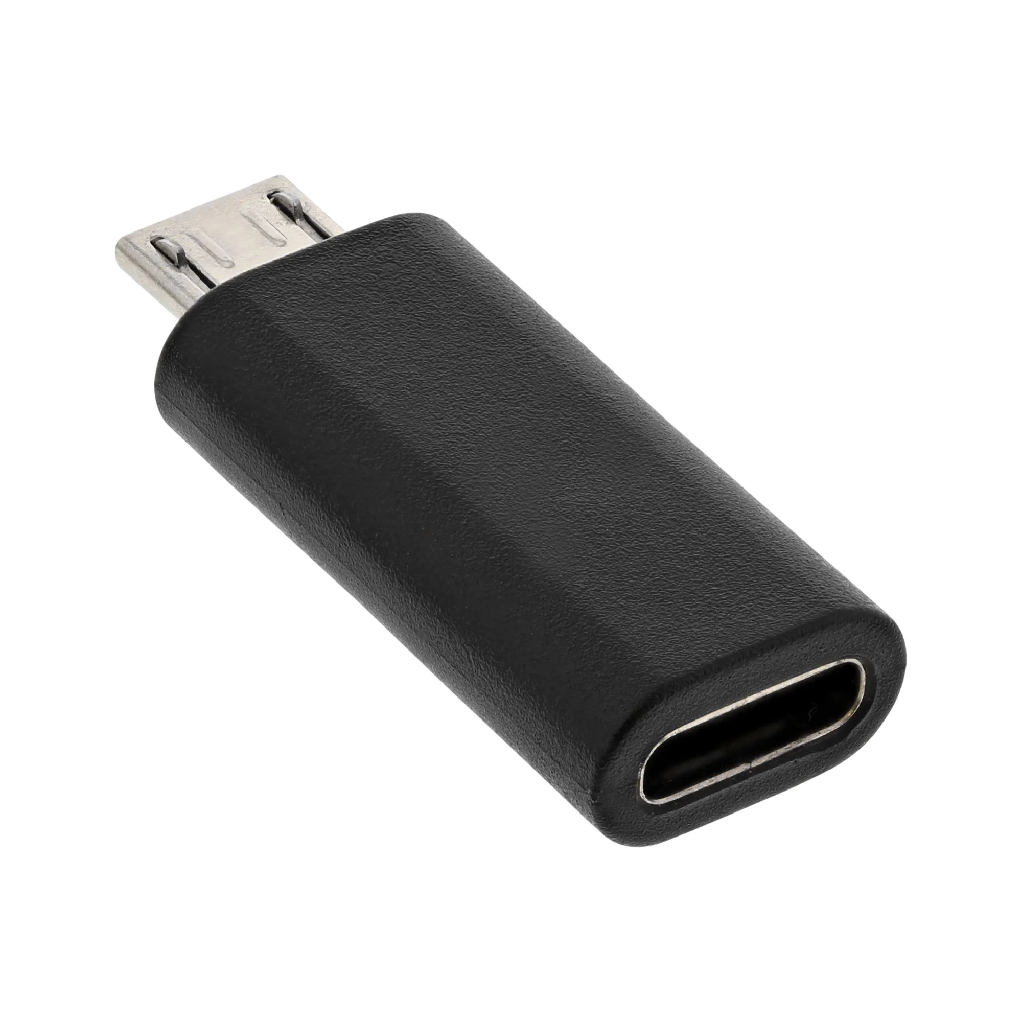 InLine USB 2.0 Adapter, Micro-USB Stecker auf USB-C Buchse