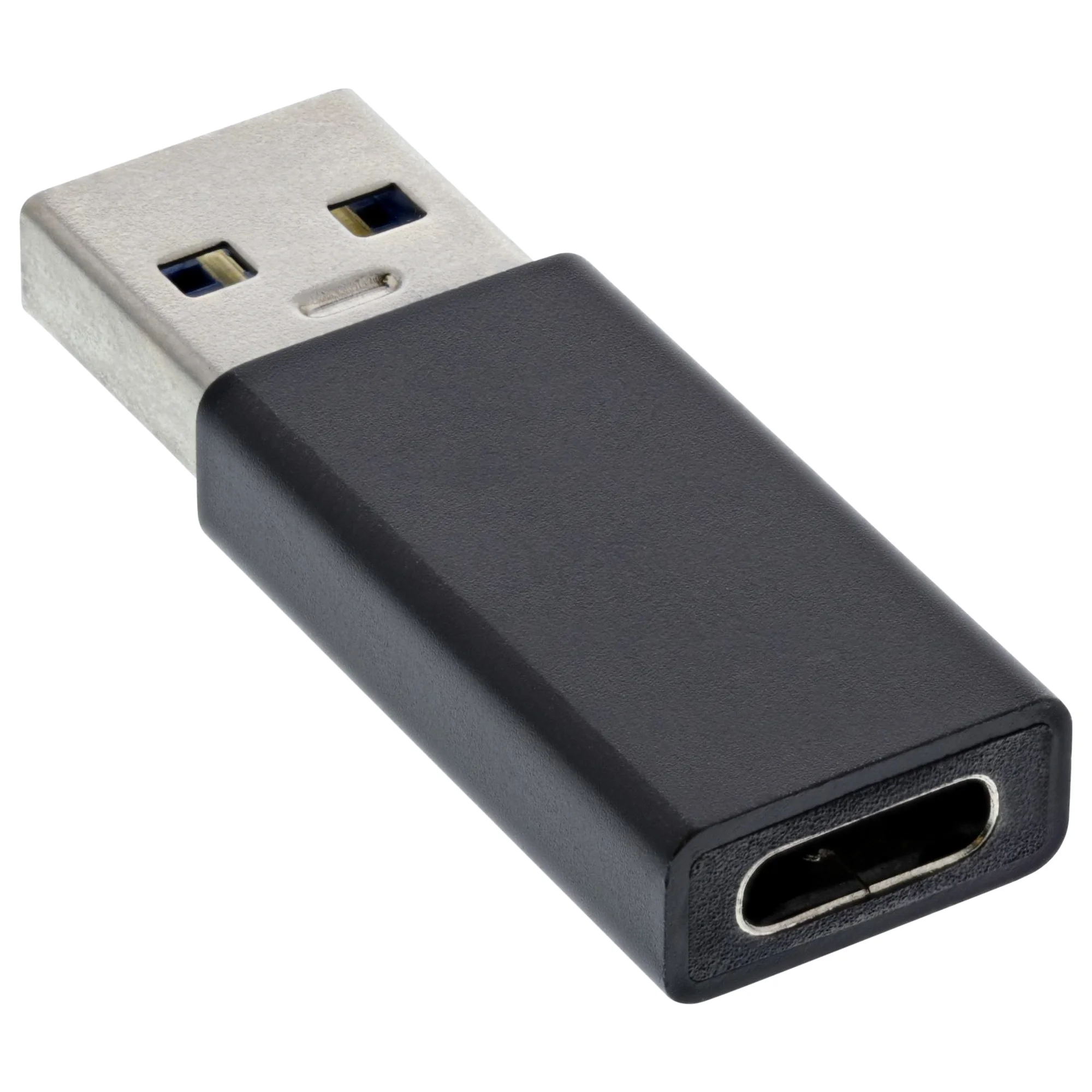 InLine USB 3.2 Gen.2 Adapter, USB-A Stecker auf USB-C Buchse